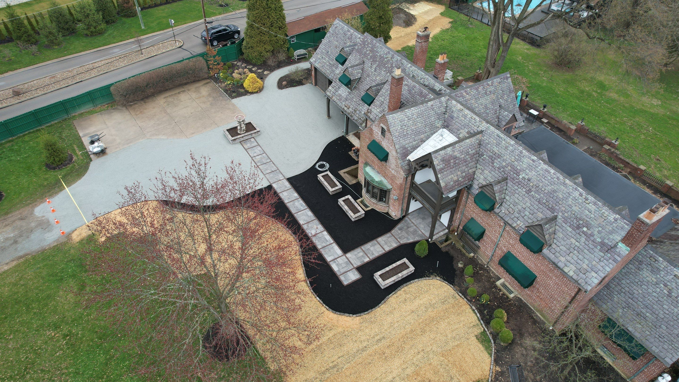 Hardscape Design & Install using Unilock Products by Reisenberg’s Lawn & Landscape, LLC