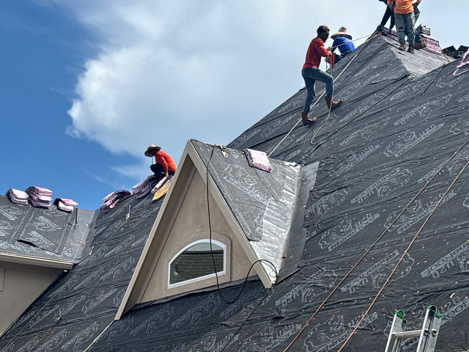 Residential Roofing Installation using Owen's Corning Duration (Lifetime) Shingles by Roof Repair Company