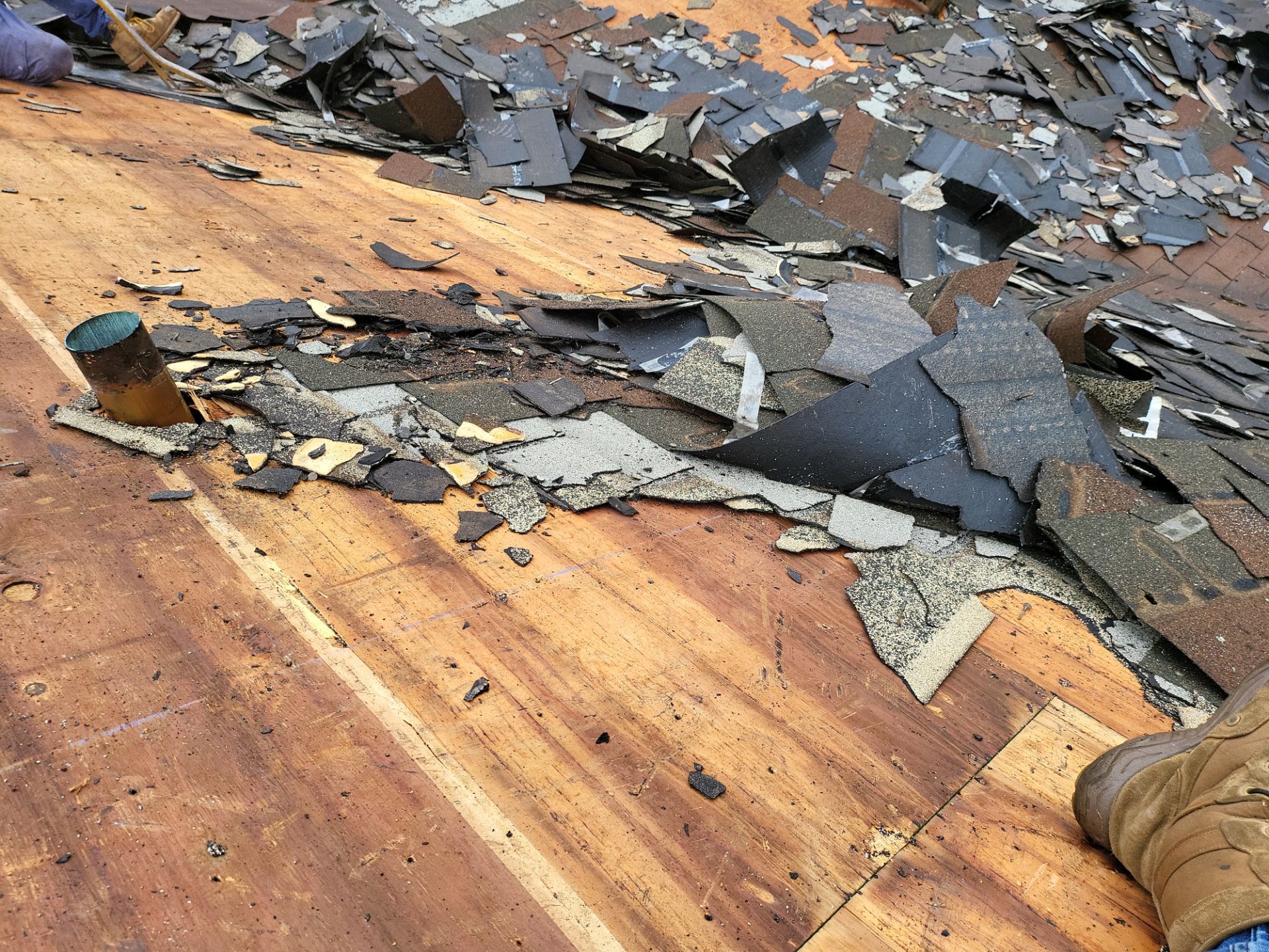 Residential Roofing Installation using Owens Corning TruDefinition Duration Designer - Black Sable by A Plus Exterior