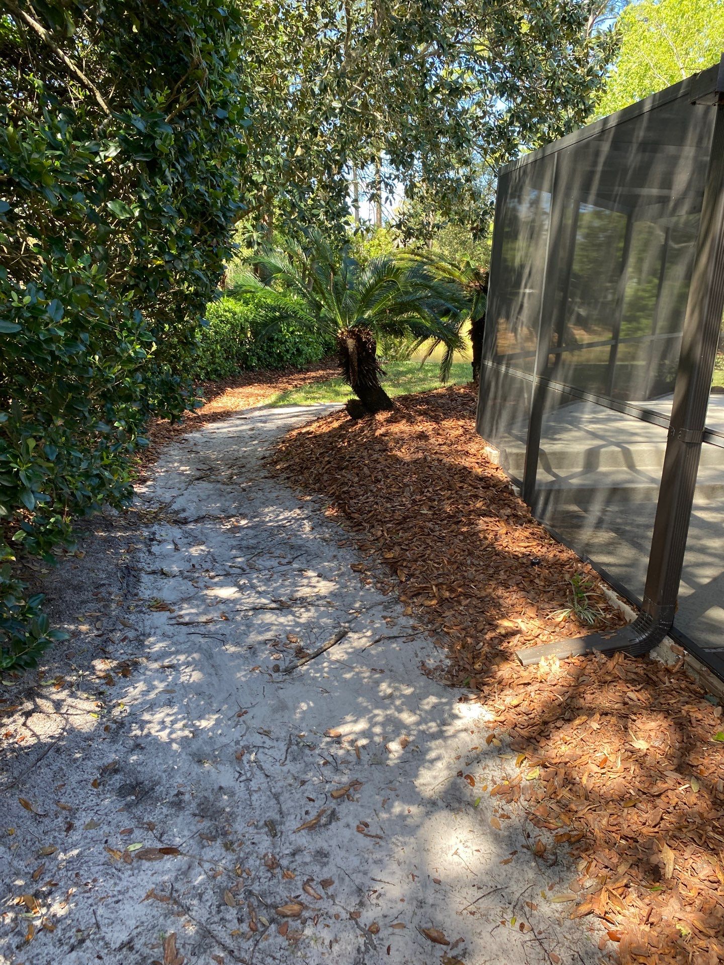 Deerwood Resident | Pine Bark Install by ProGreen Services