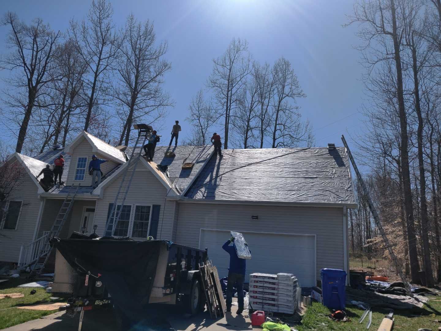 Residential Roofing Installation using Roof Replace by American Roofing NC