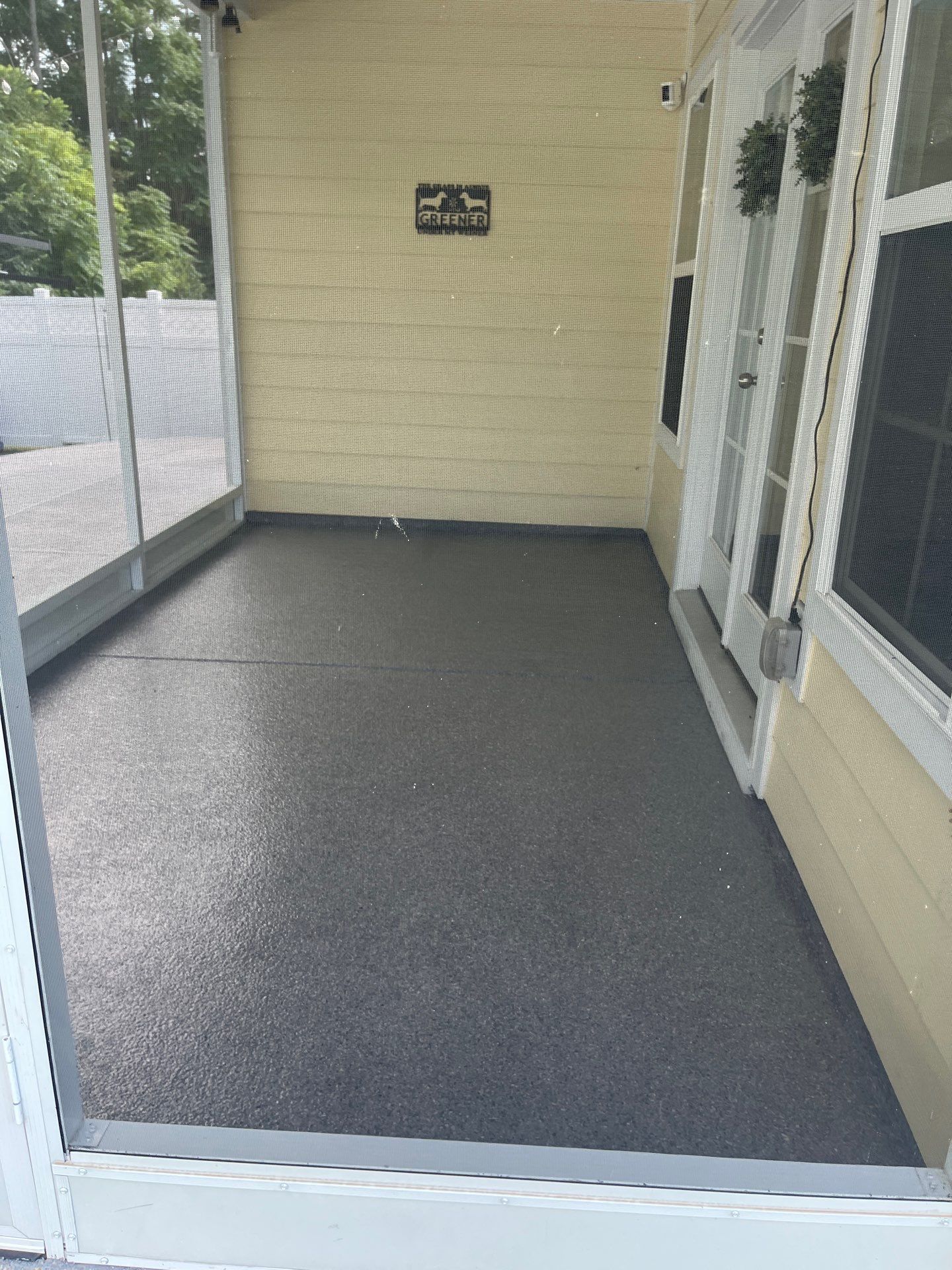 Patio Floor Coating using Briar by My Garage Floor Guys