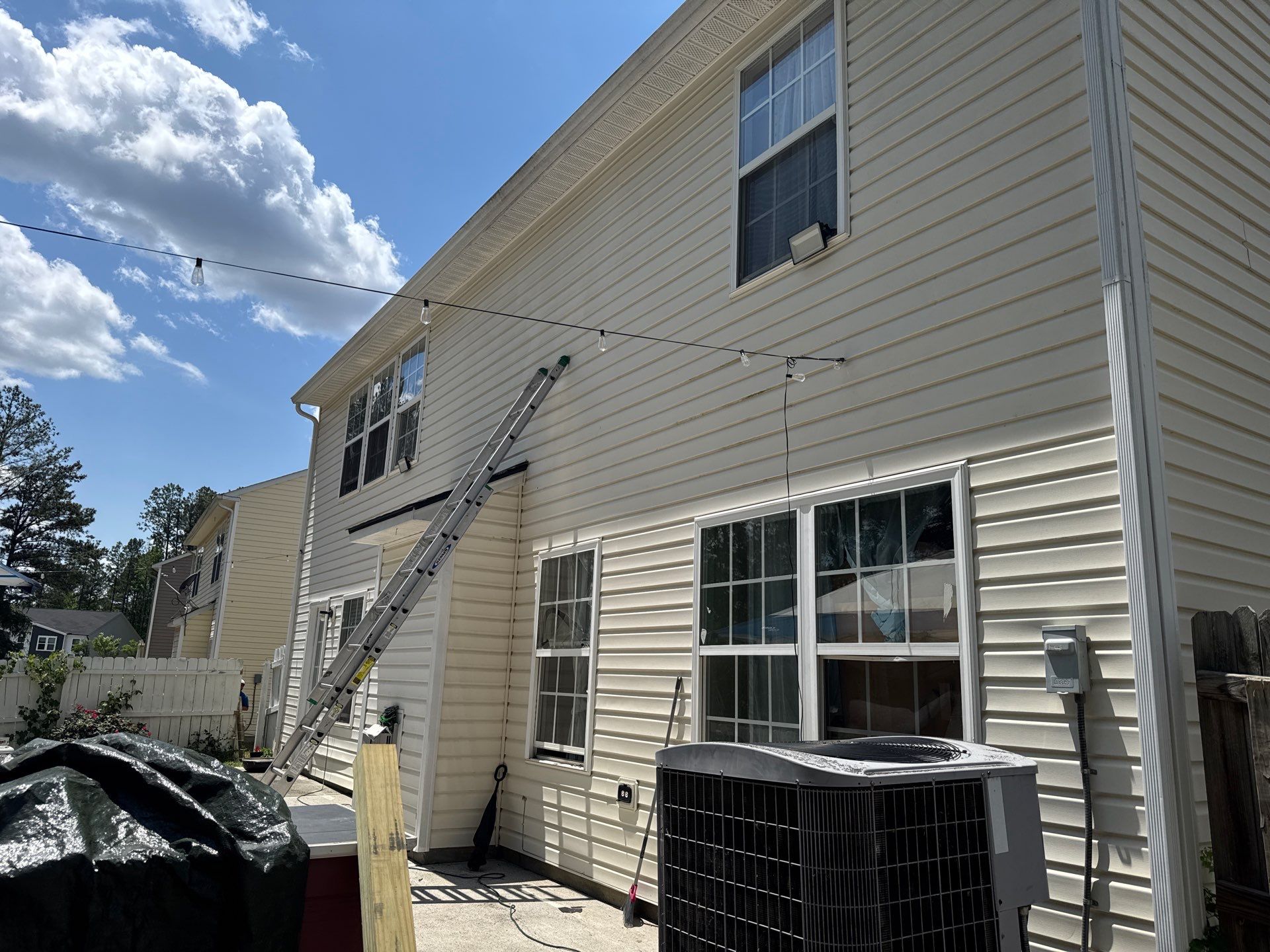 Roof replacement by wind damage by Just Brilliant Restoration JBR