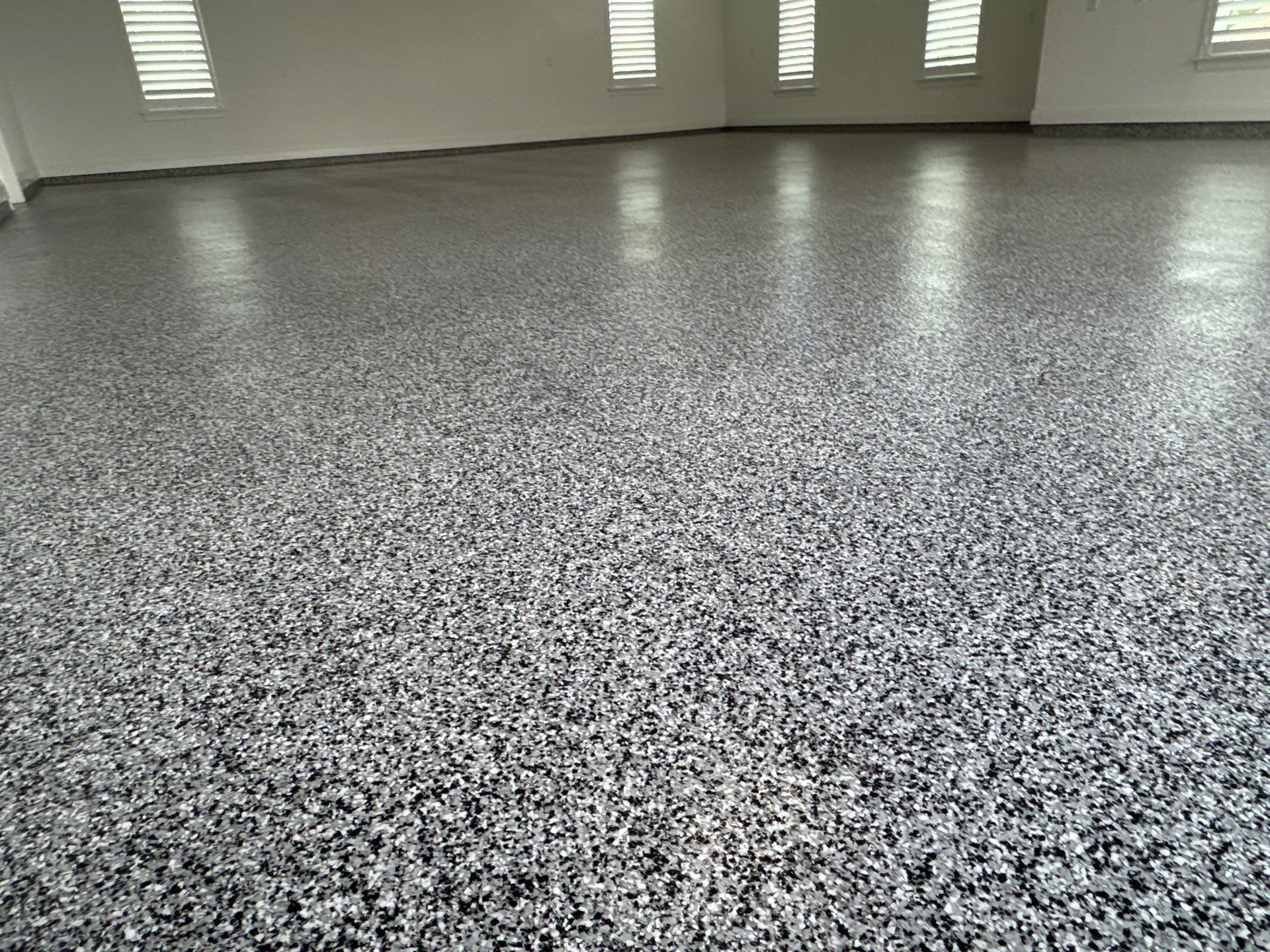 Garage Project in Newberry, FL in Domino by Cross Creek Concrete Coatings