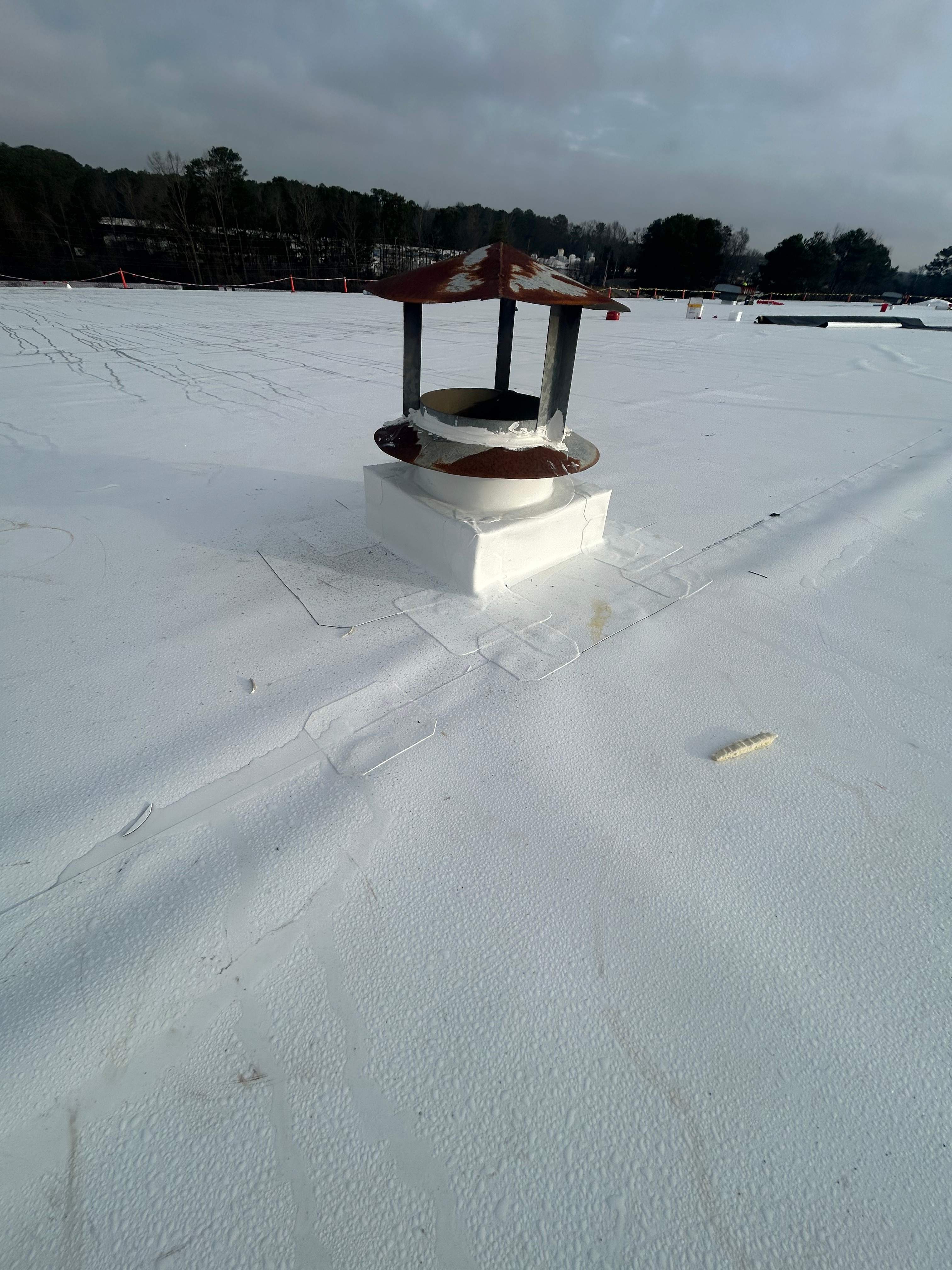 Project in Hampton, GA by Commercial Roofing Group