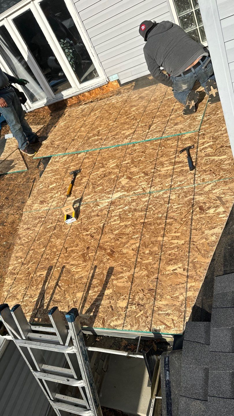 Roof Replacement using CertainTeed Landmark Moire Black by 180 Contractors