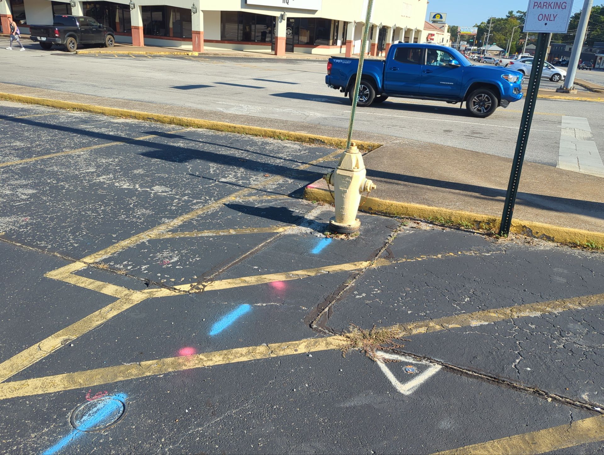 Parking Lot Utility Locate / GPR Investigation by Alsip Locating Service, LLC