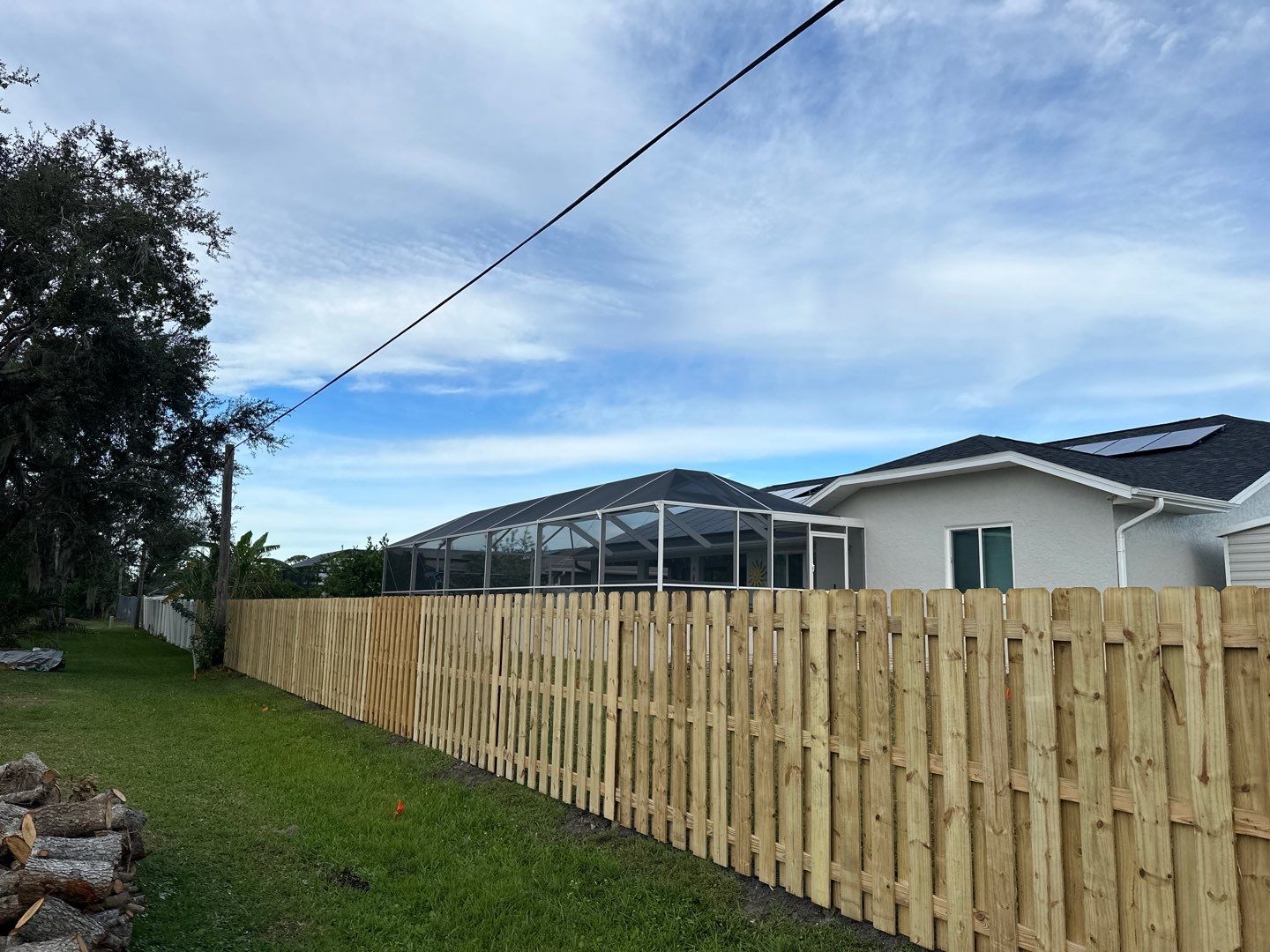 Wood Fence Installation using Wood Pressure Treated Fence  by Asap fence and gates, LLC
