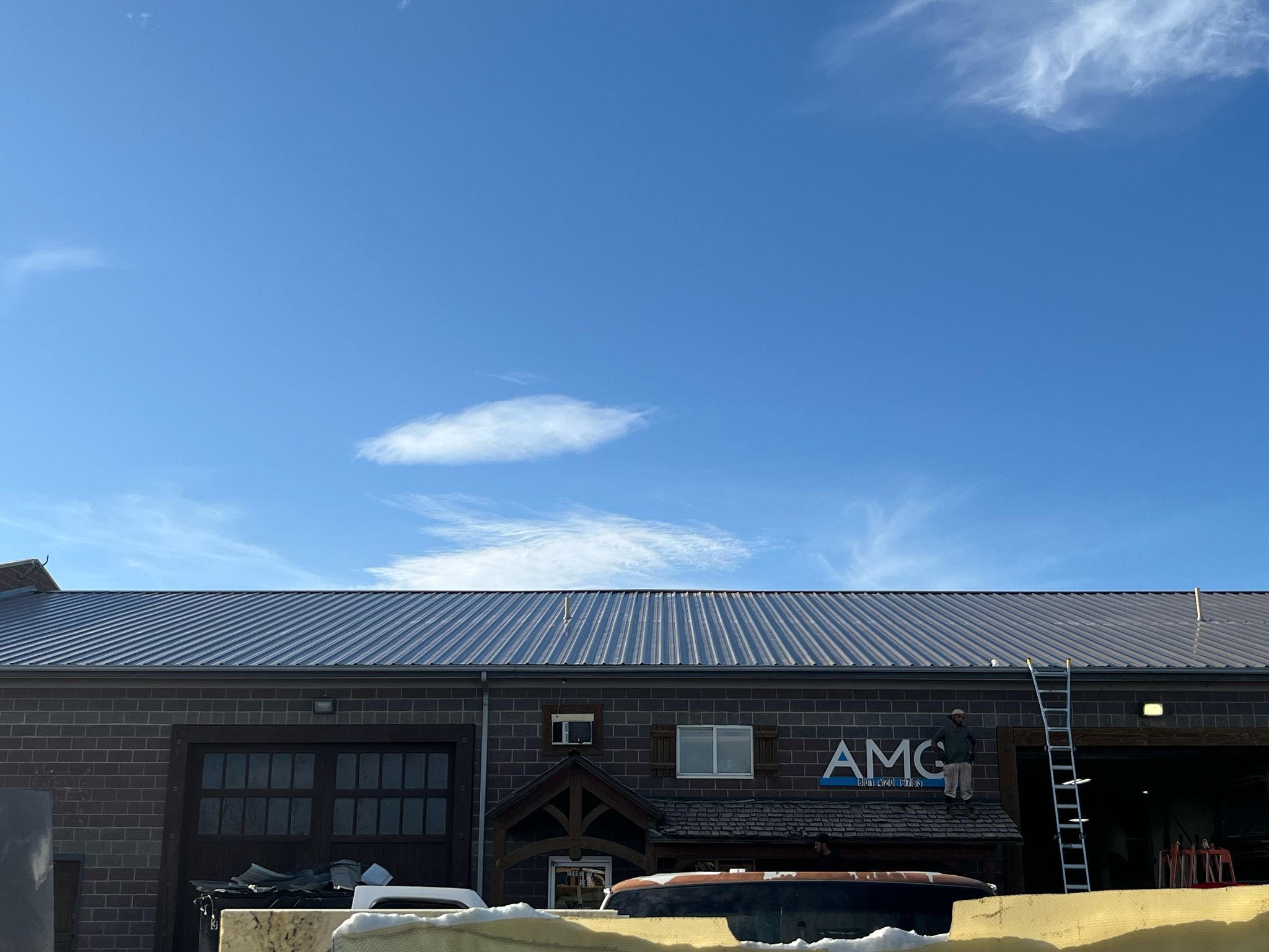 Commercial Roof Replacement – PBR Metal Panels After Hail Damage by ASAP Roofing & Exteriors
