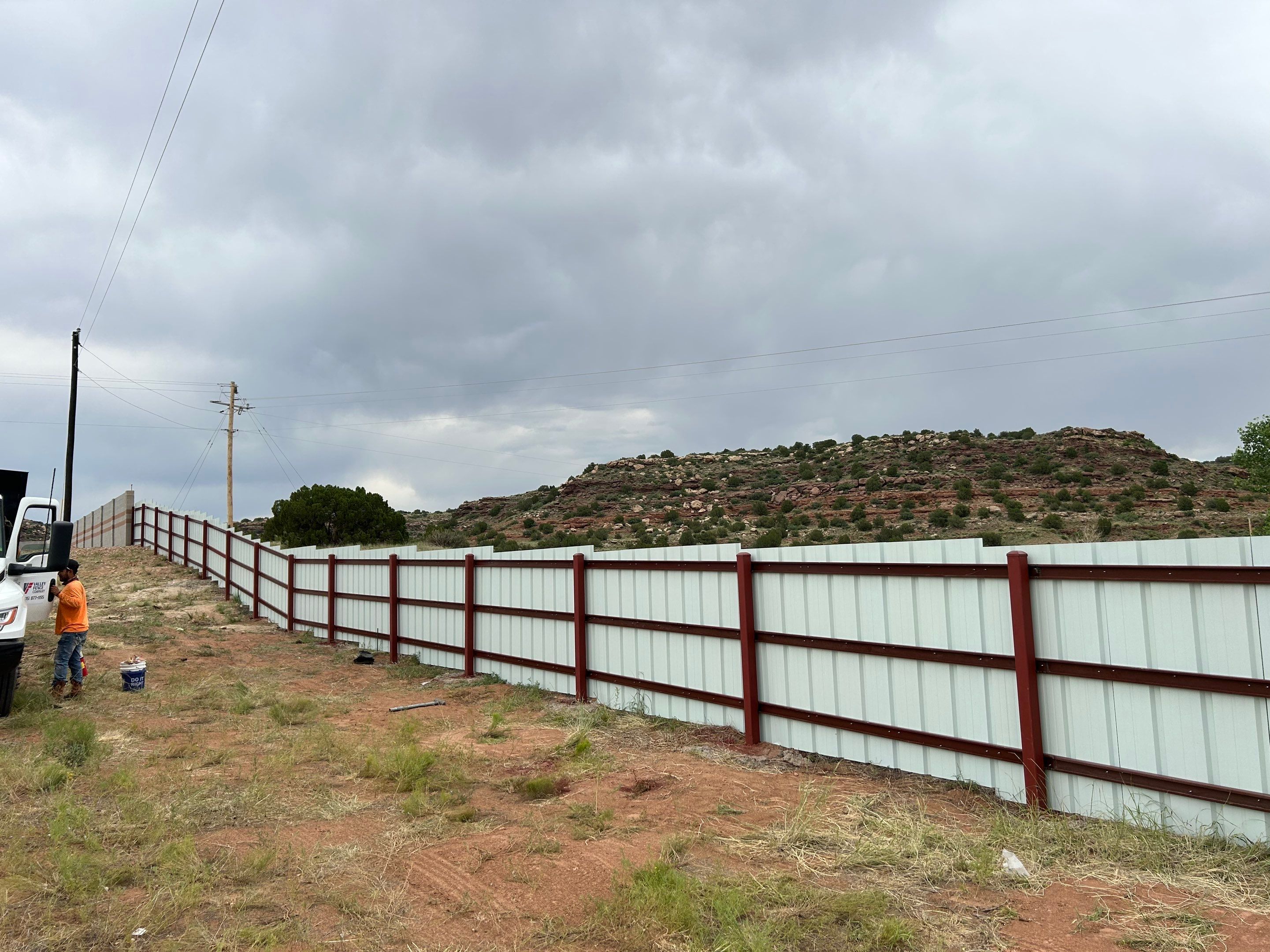 Light Commercial using 6' Pro-panel by Valley Fence Company