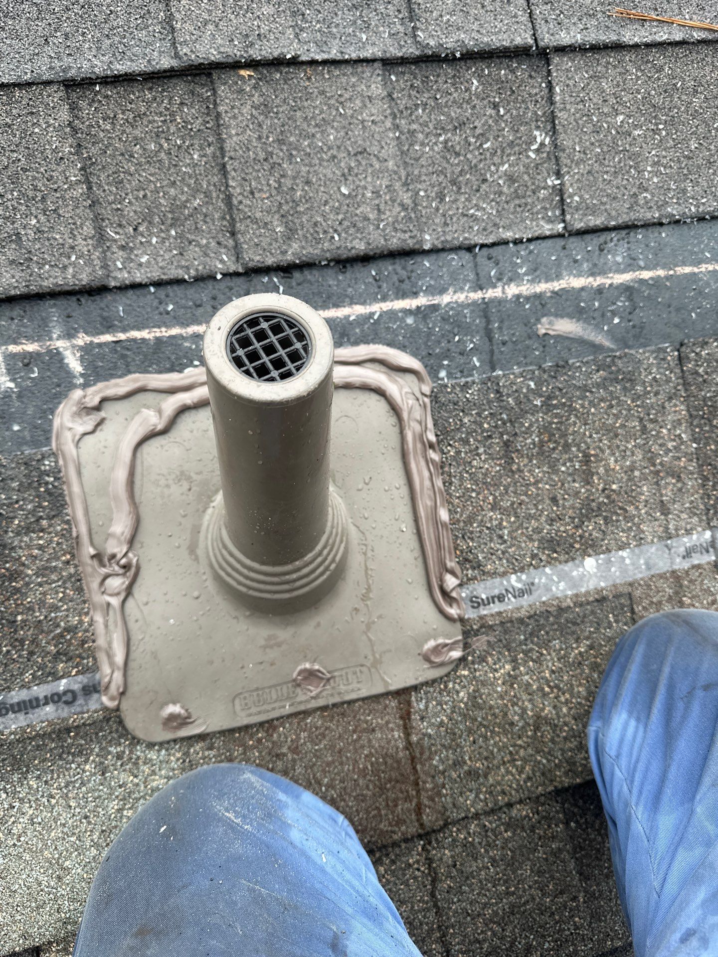 Hail Damage using Owen's Corning Duration (Lifetime) Shingles by Roof Repair Company