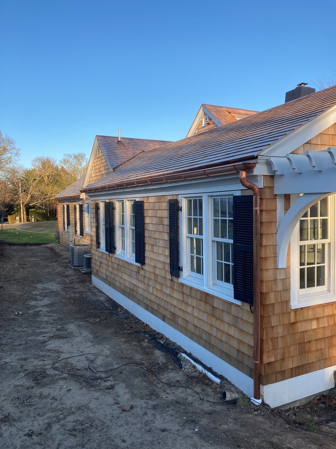 Copper Gutter Installation in Osterville, MA   by Gutter Pro Enterprises