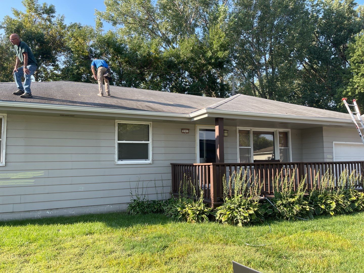 Residential Roof, Siding and Gutters using IKO Dynasty Castle Grey by Lightning Exteriors