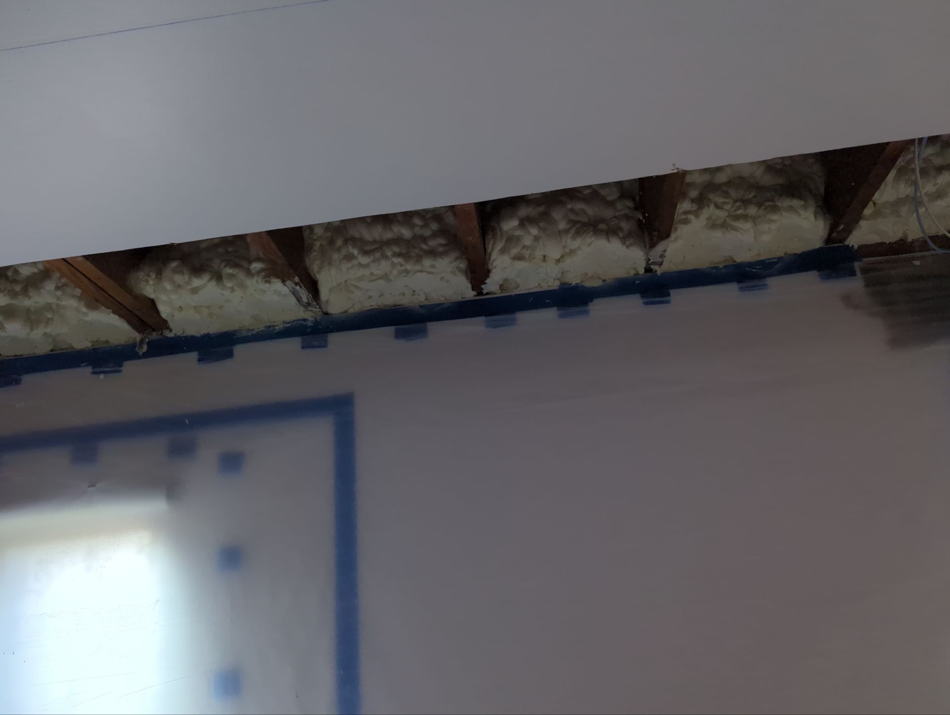 Exterior Walls Using Closed-Cell Spray Foam by NYS Foam & Energy