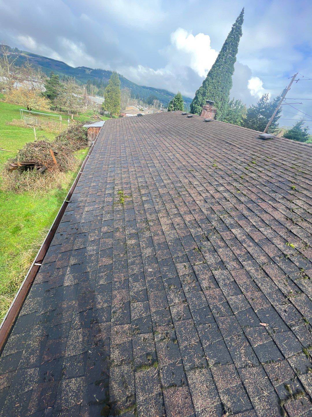 Residential Roofing Installation using IKO Dynasty (Color: Frostone Grey) by Orezona Building & Roofing Company, Inc.
