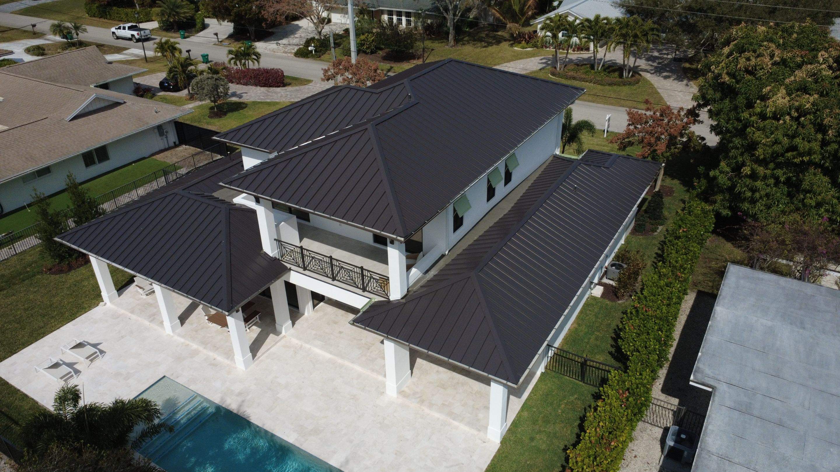 Kynar (Color Coated) Standing Seam Metal Roof Installation by Sailfish Roofing