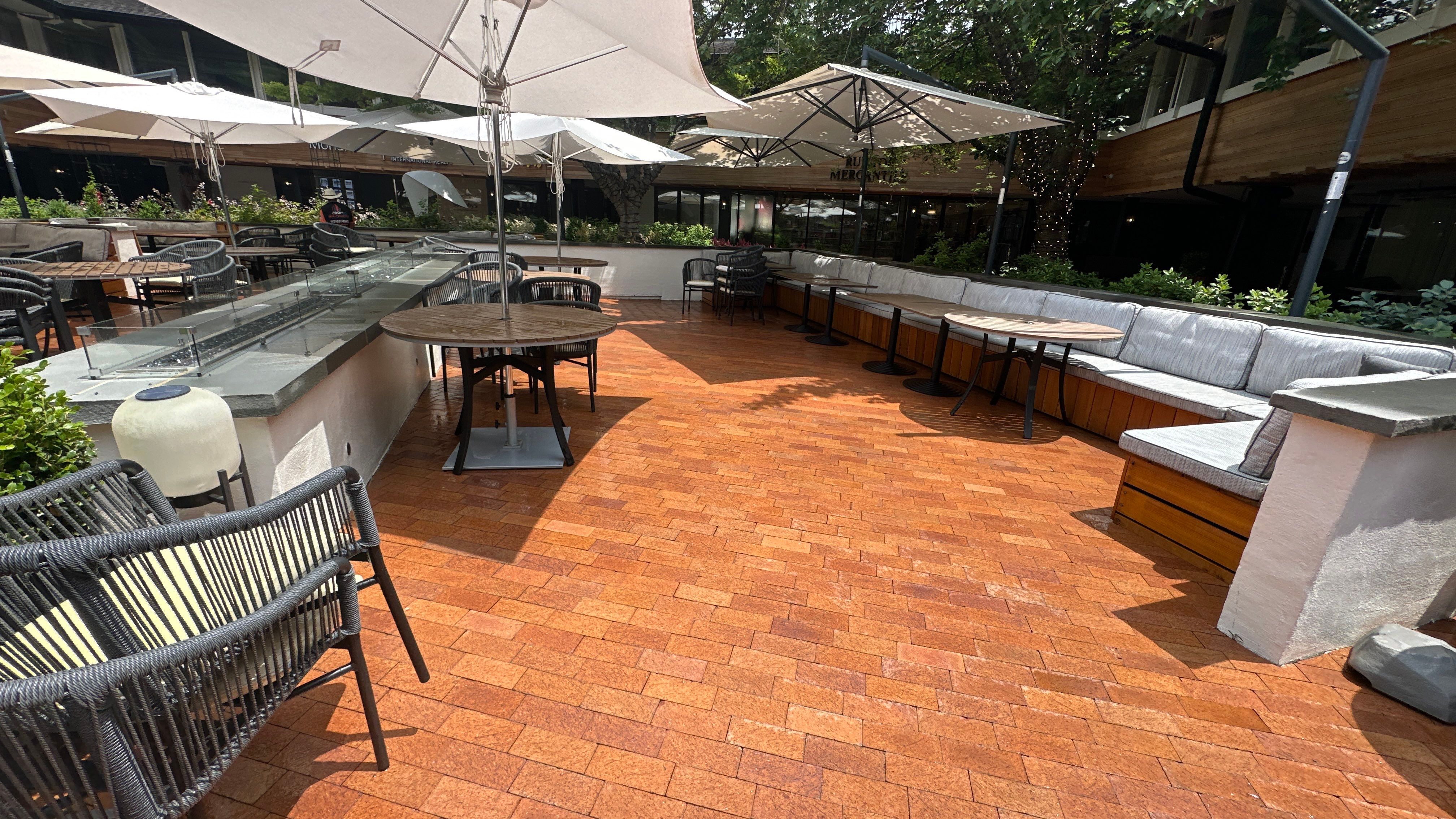 Commercial Brick Courtyard and Patio Pressure Washing in Baltimore by Baltimore Pressure Washers Inc.