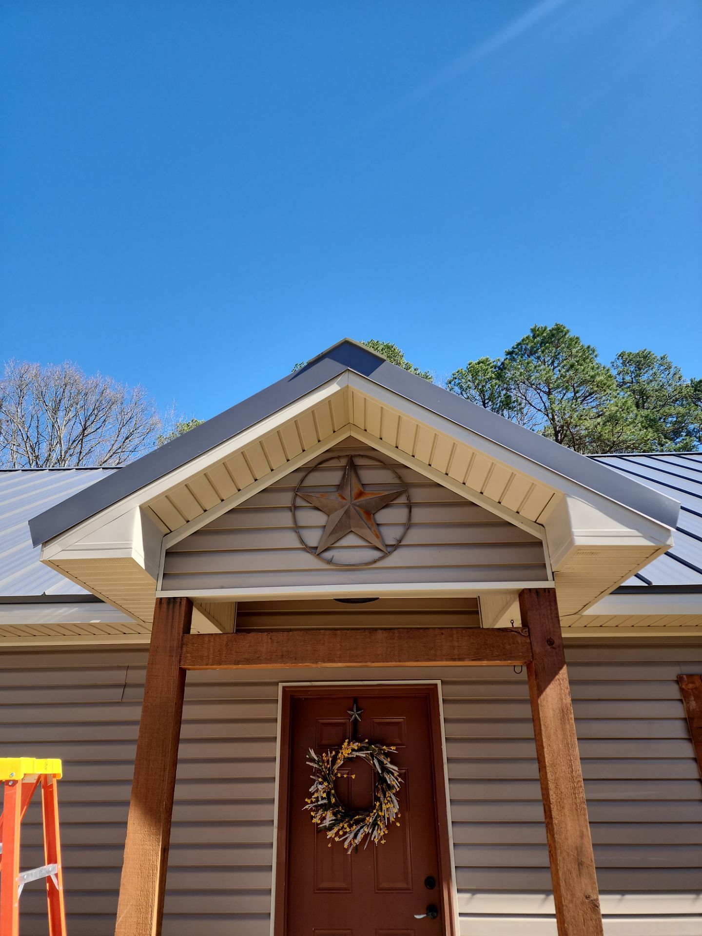 Residential Metal Roof Replacement using Reed's Metals: 26 GA. Standing Seam: Charcoal Grey by Hostetler Roofing