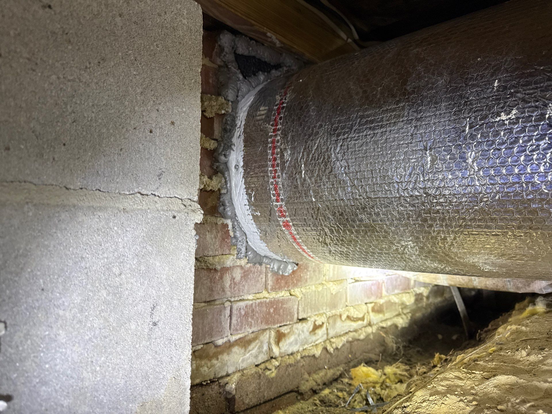 Project in Chesapeake by Patriot Crawl Space Repairs