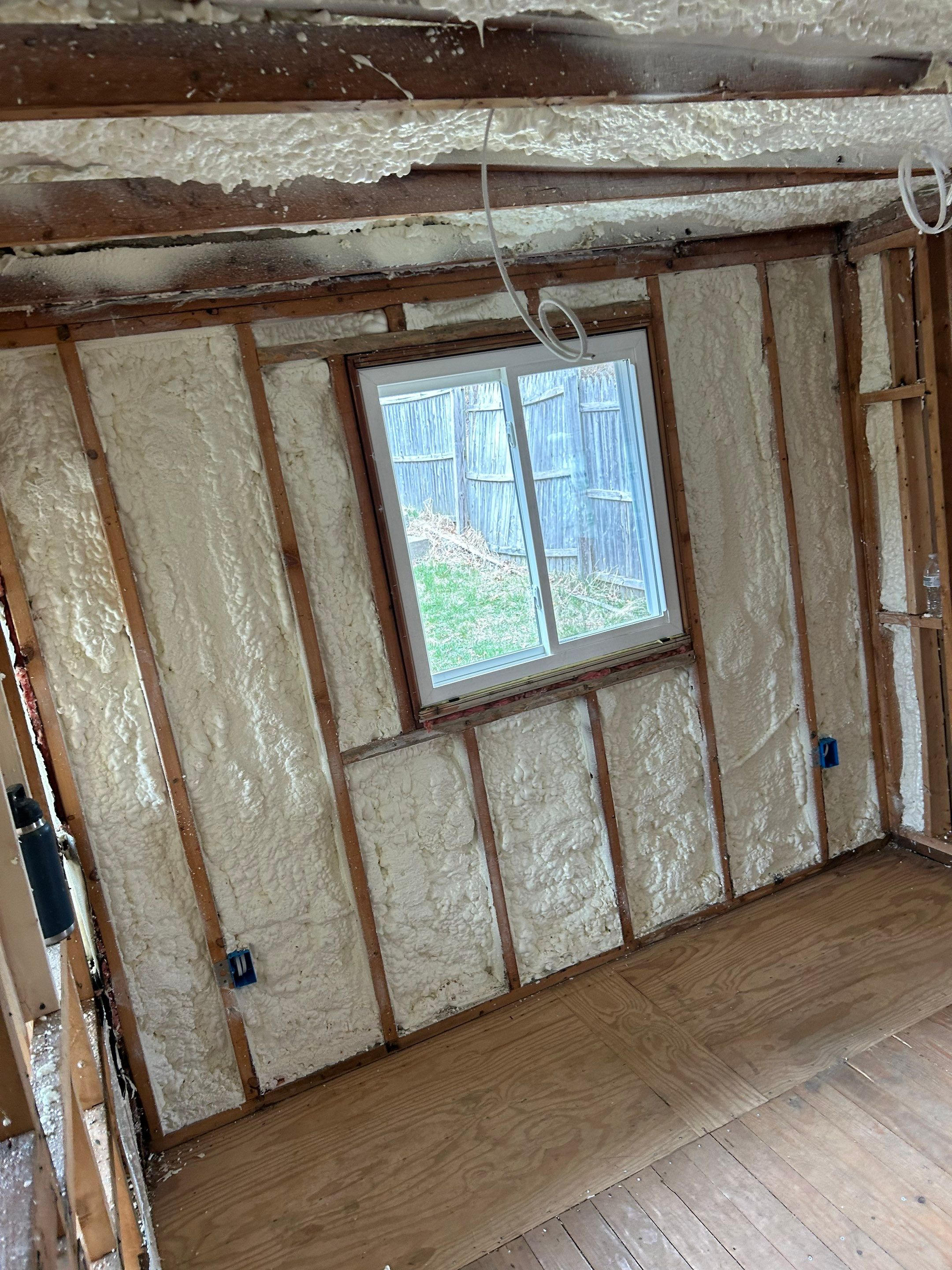 Mesko-Insulating a remodel with sprayfoam by Burke Home Services