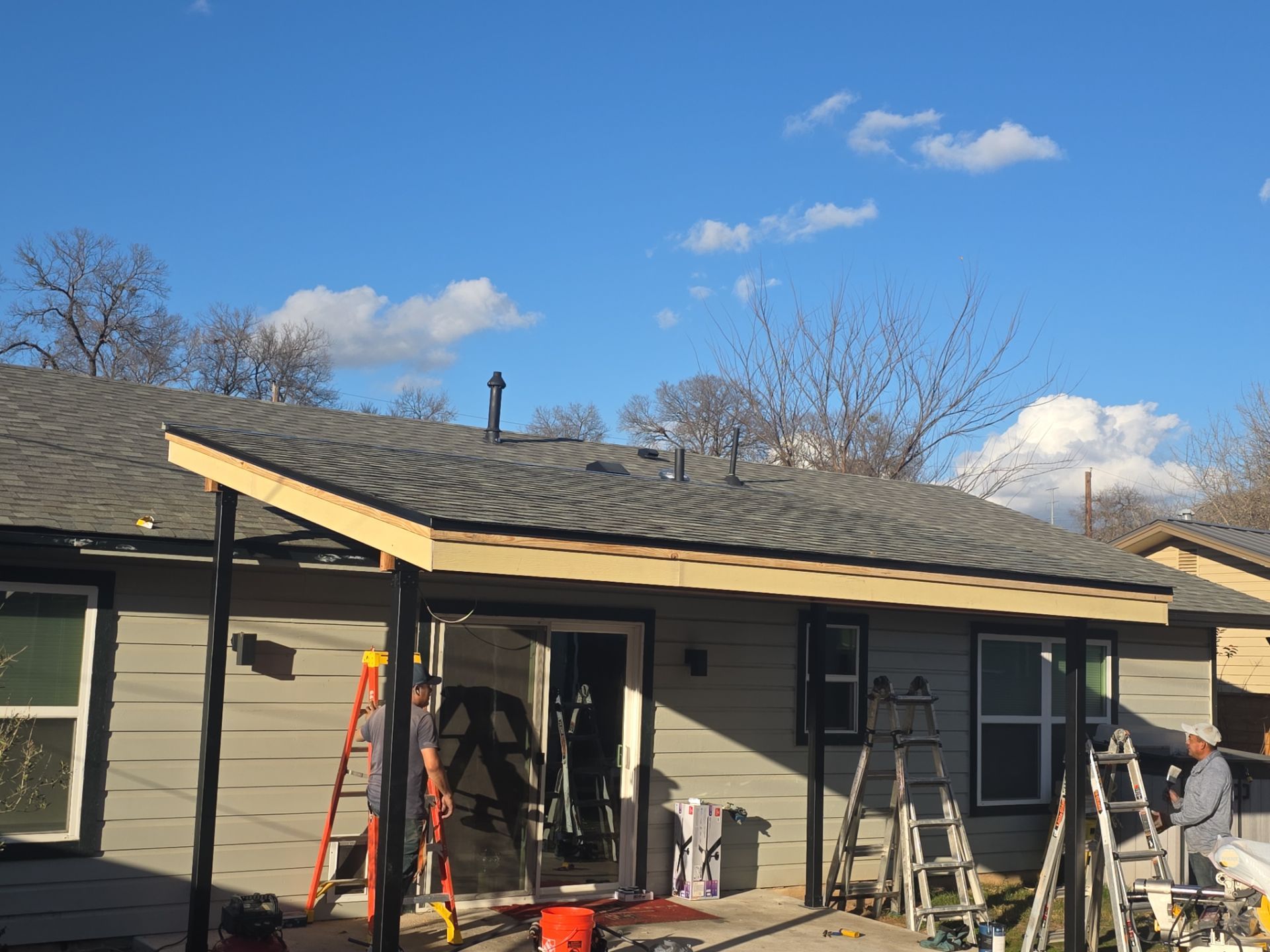 Custom patio for under 20. by REPS Austin Area Roofer