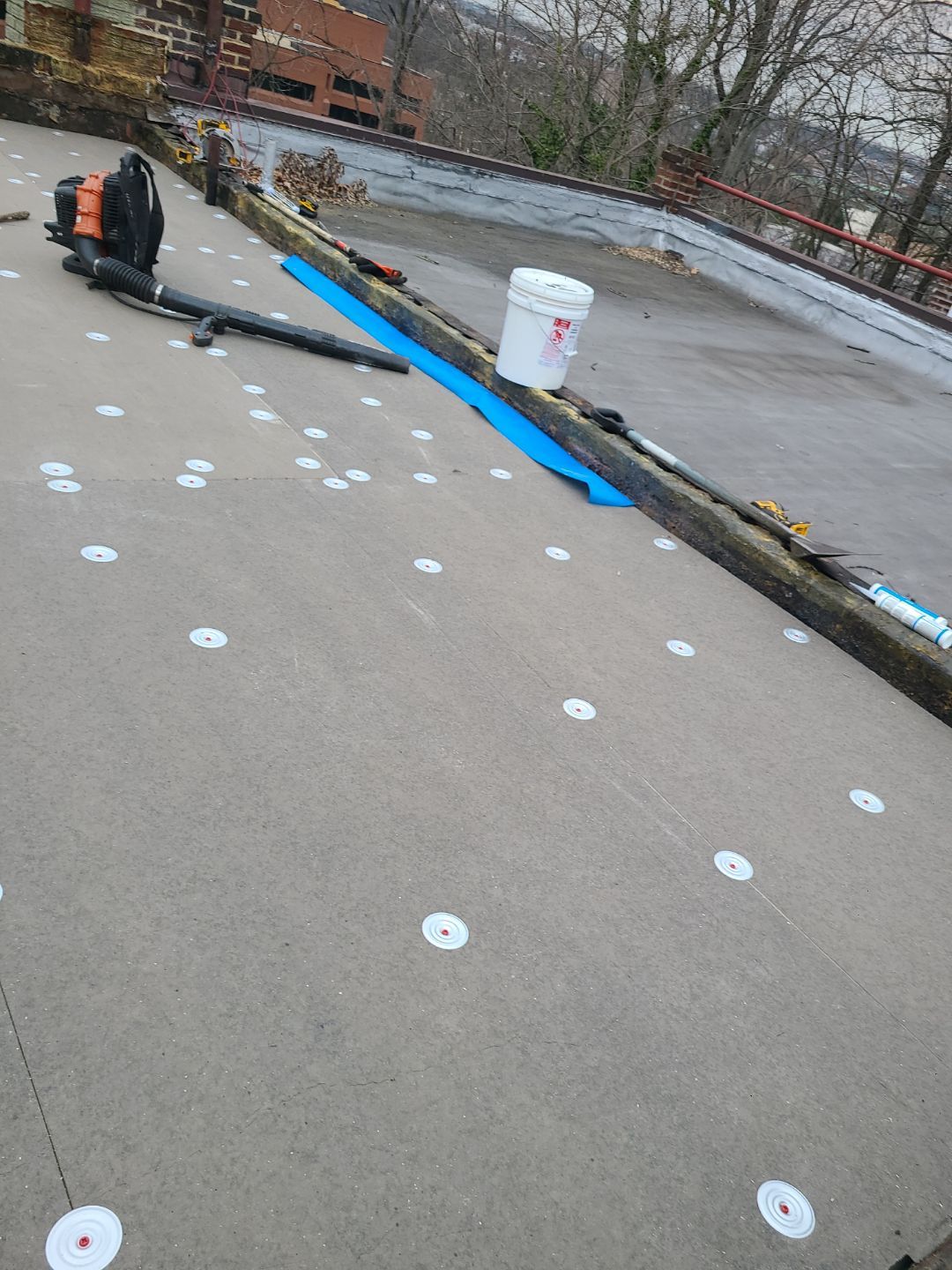 Arlington Flat TPO Roof Installation by RM Banning, Inc.