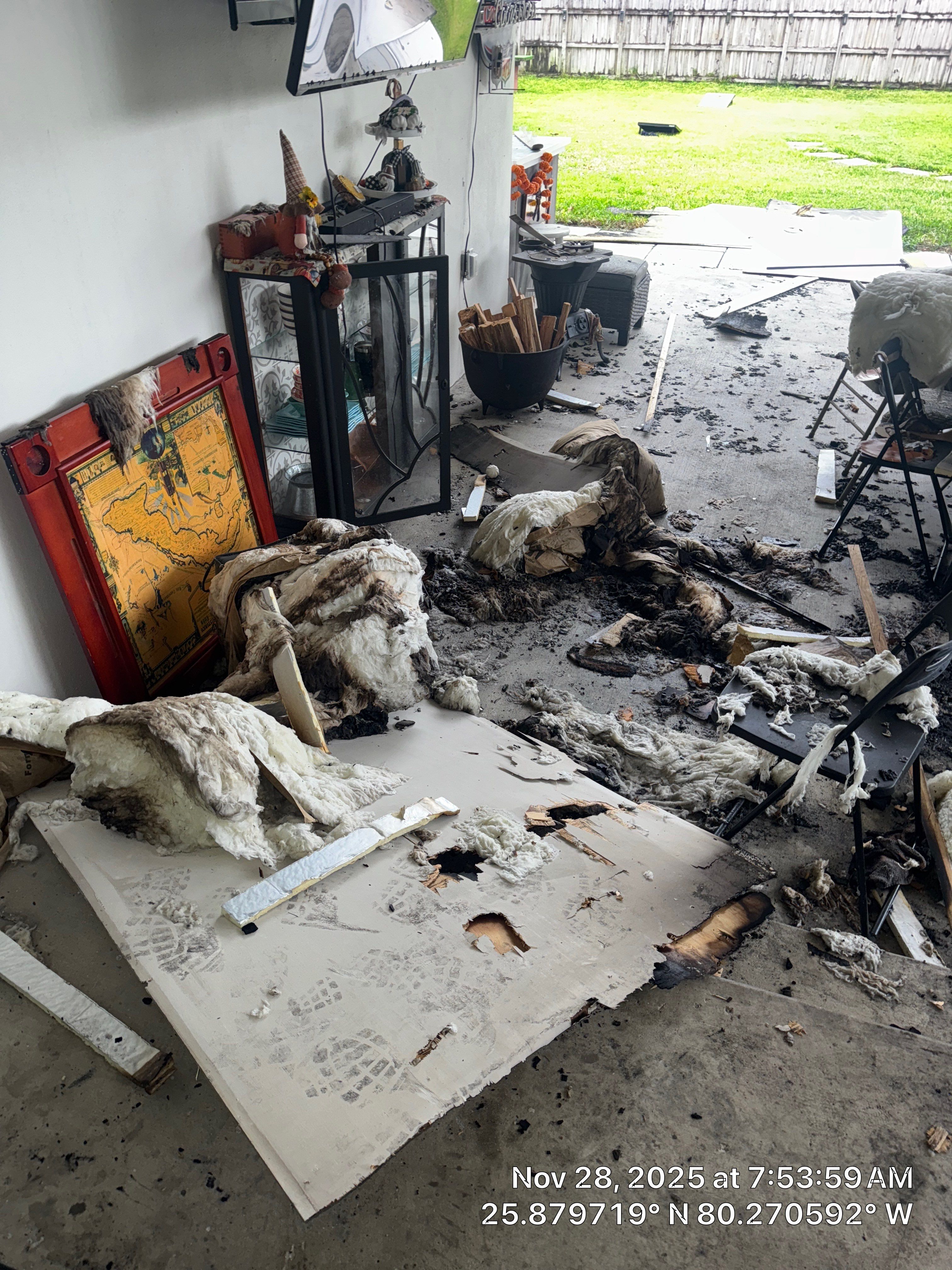 Fire damage & Water Damage by SuperClean 