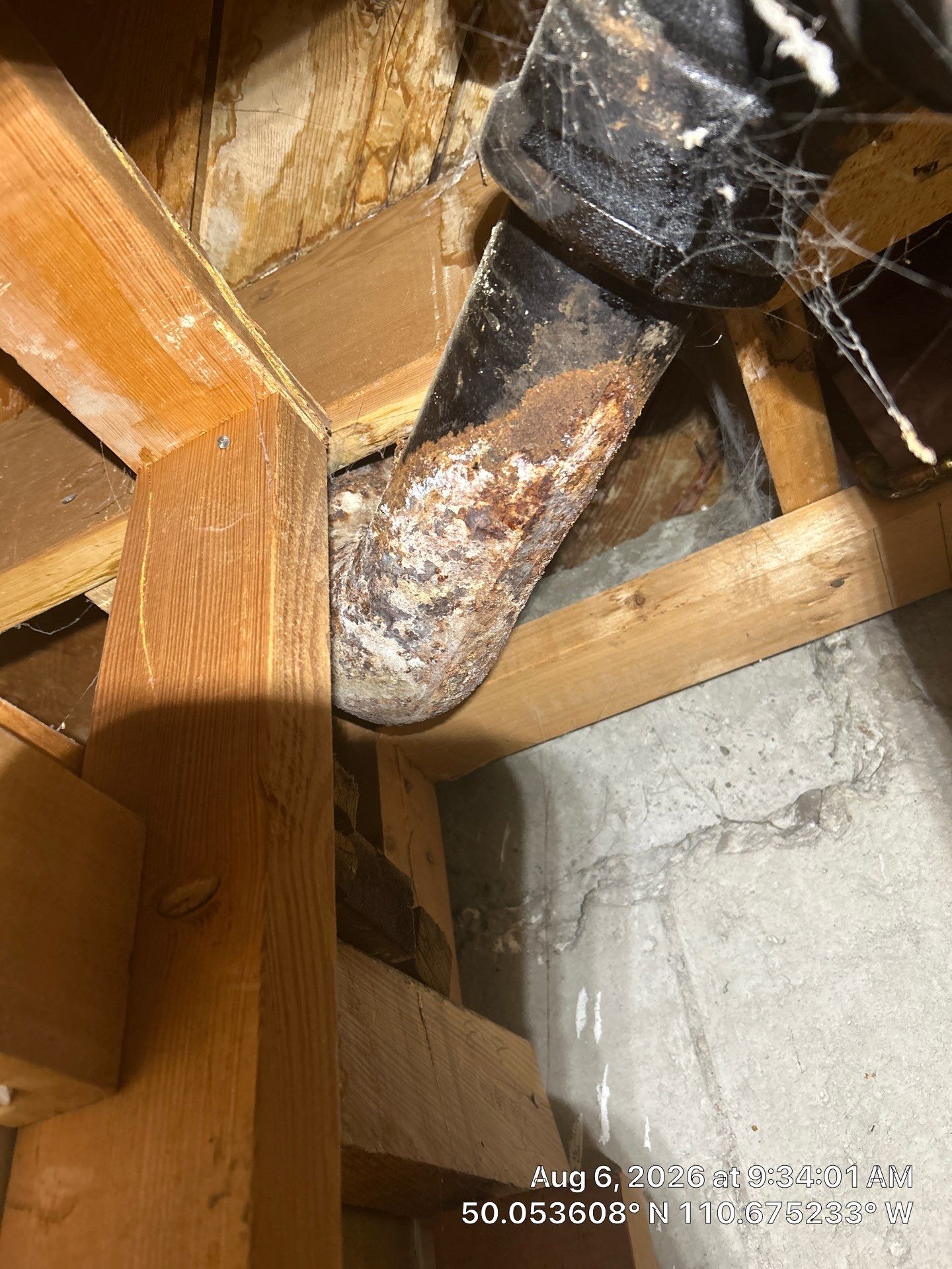 Cast Iron Drain Line Repair and Plumbing Access in Medicine Hat by Septic Medic Inc.