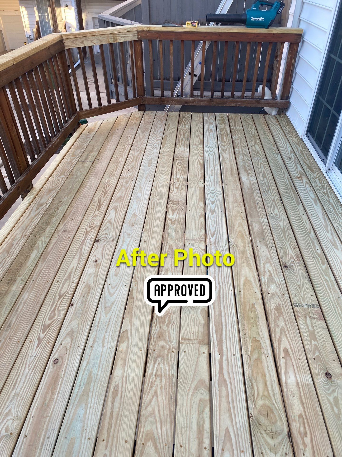 Deck Repair, New steps, New Paint job  by Alpha Design Services