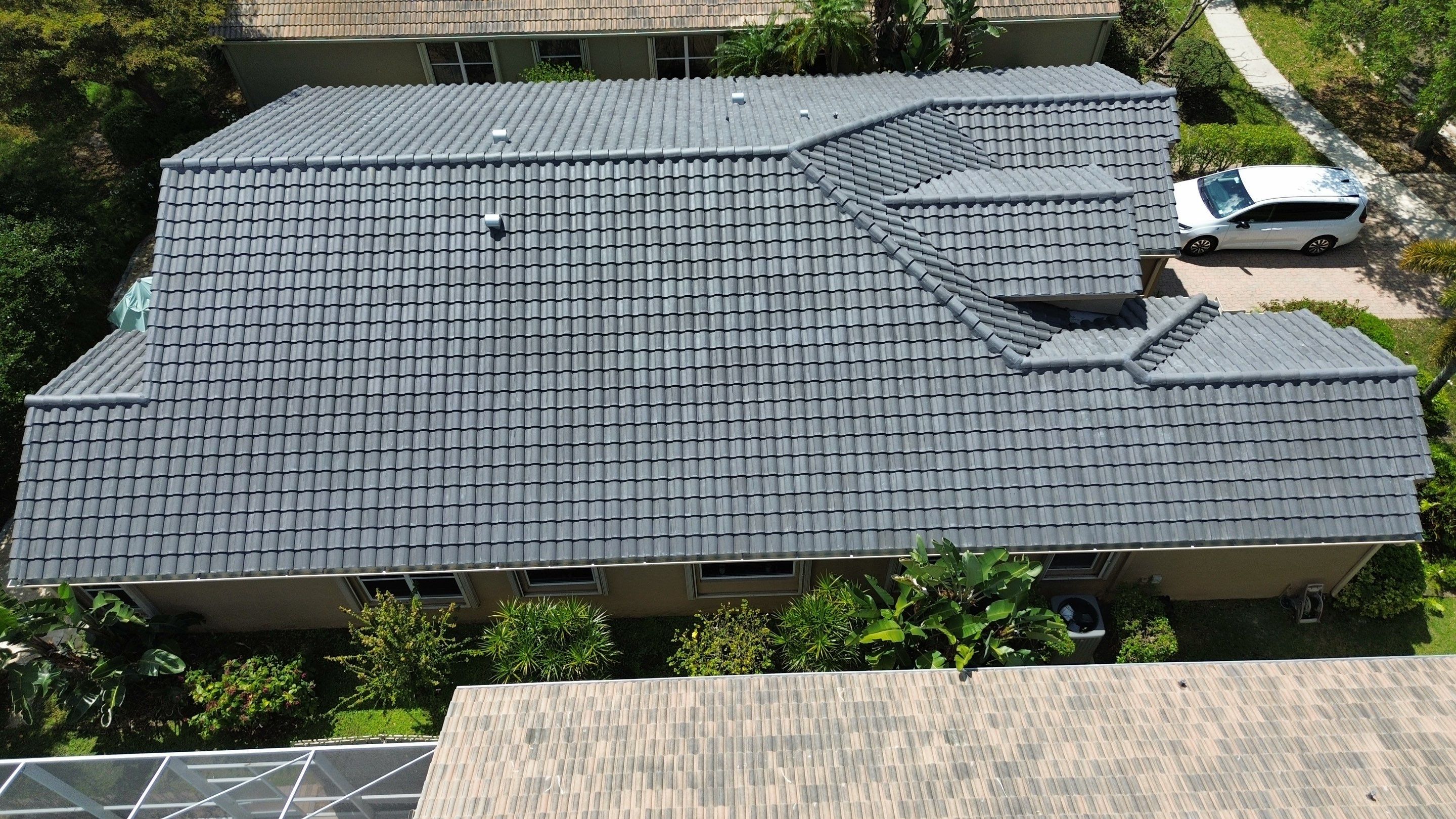 New Tile Roof in The Club Boynton Beach by Hercules Roofing