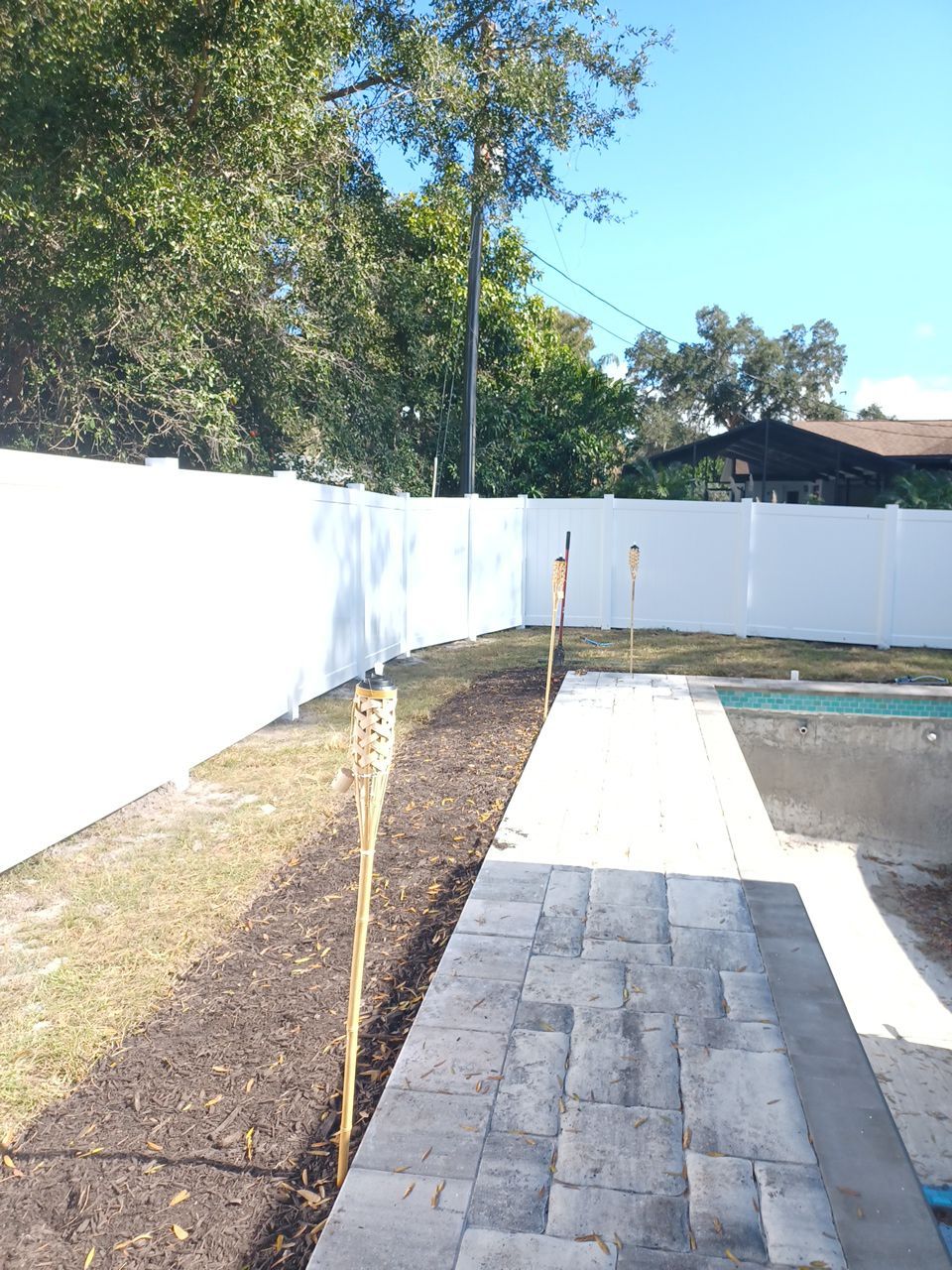 Venice, FL 6 ft. Tall White Vinyl Privacy Fence  by Asap fence and gates, LLC