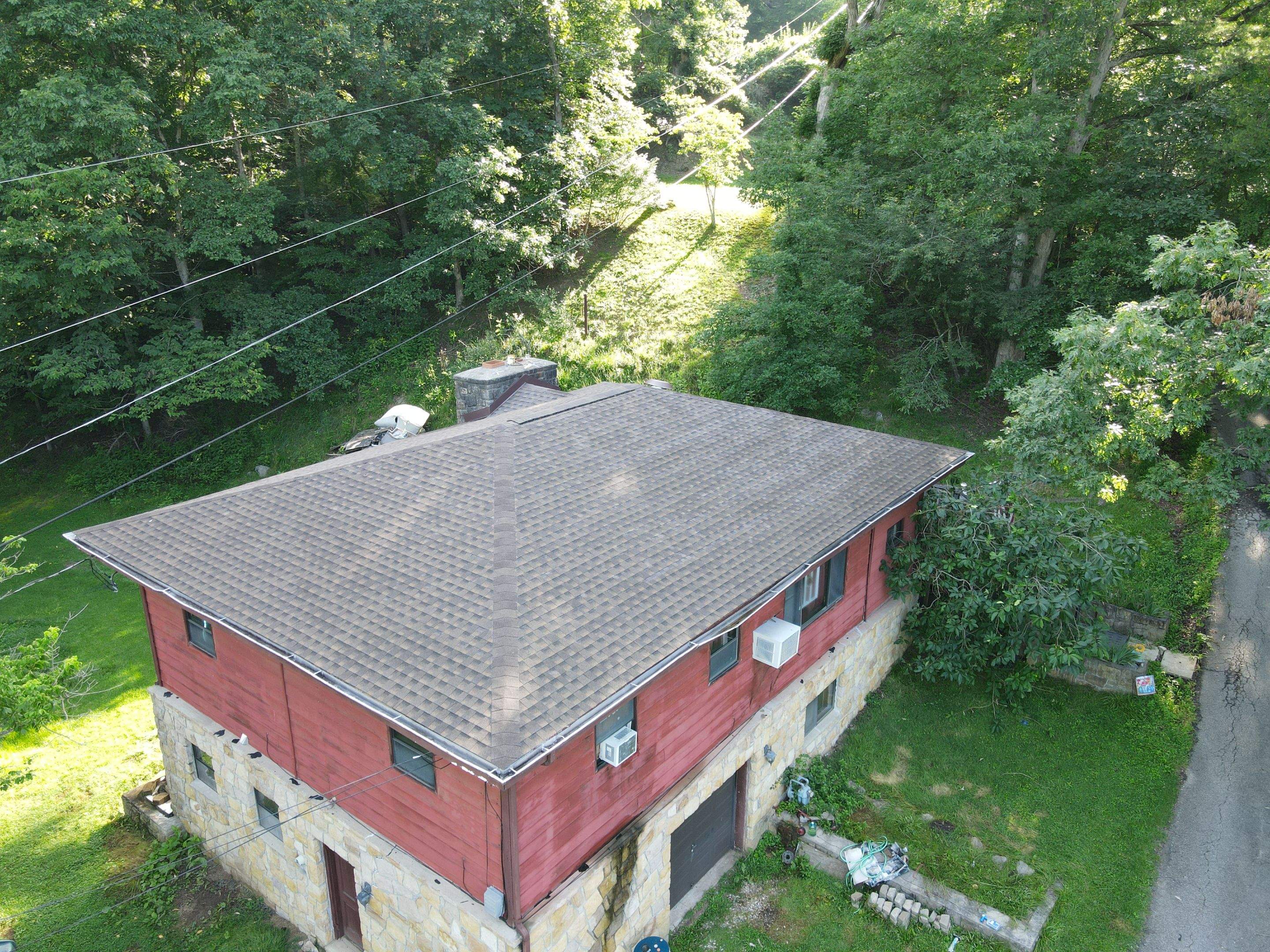 Residential Roofing Installation using GAF Timberline HDZ Barkwood by Rainstoppers Roofing