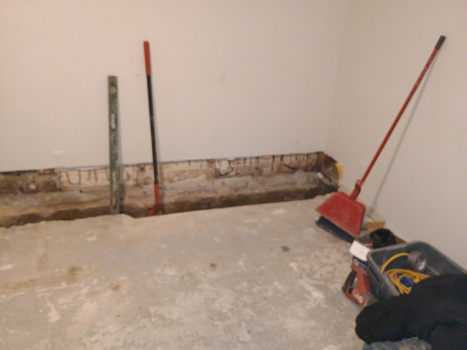 Drain tile for Kael in New Brighton by Waterproofing Northeast