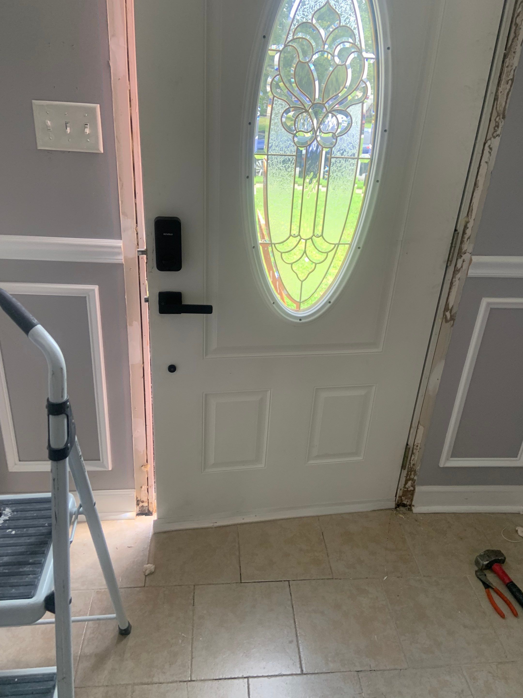 Exterior Installation using Transom Window & Door by A1 NERDY HOMES LLC