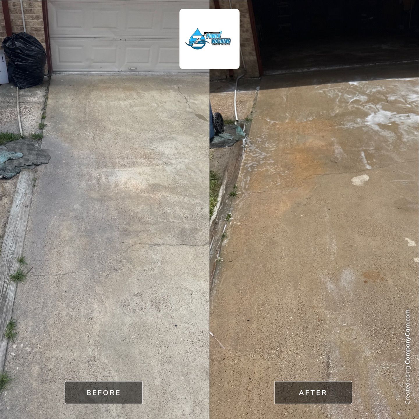 Comprehensive Driveway Cleaning and Exterior House Washing in Houston by Zeal Power Washing