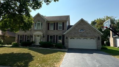 Completed gutter protection installation in Naperville, IL 60540