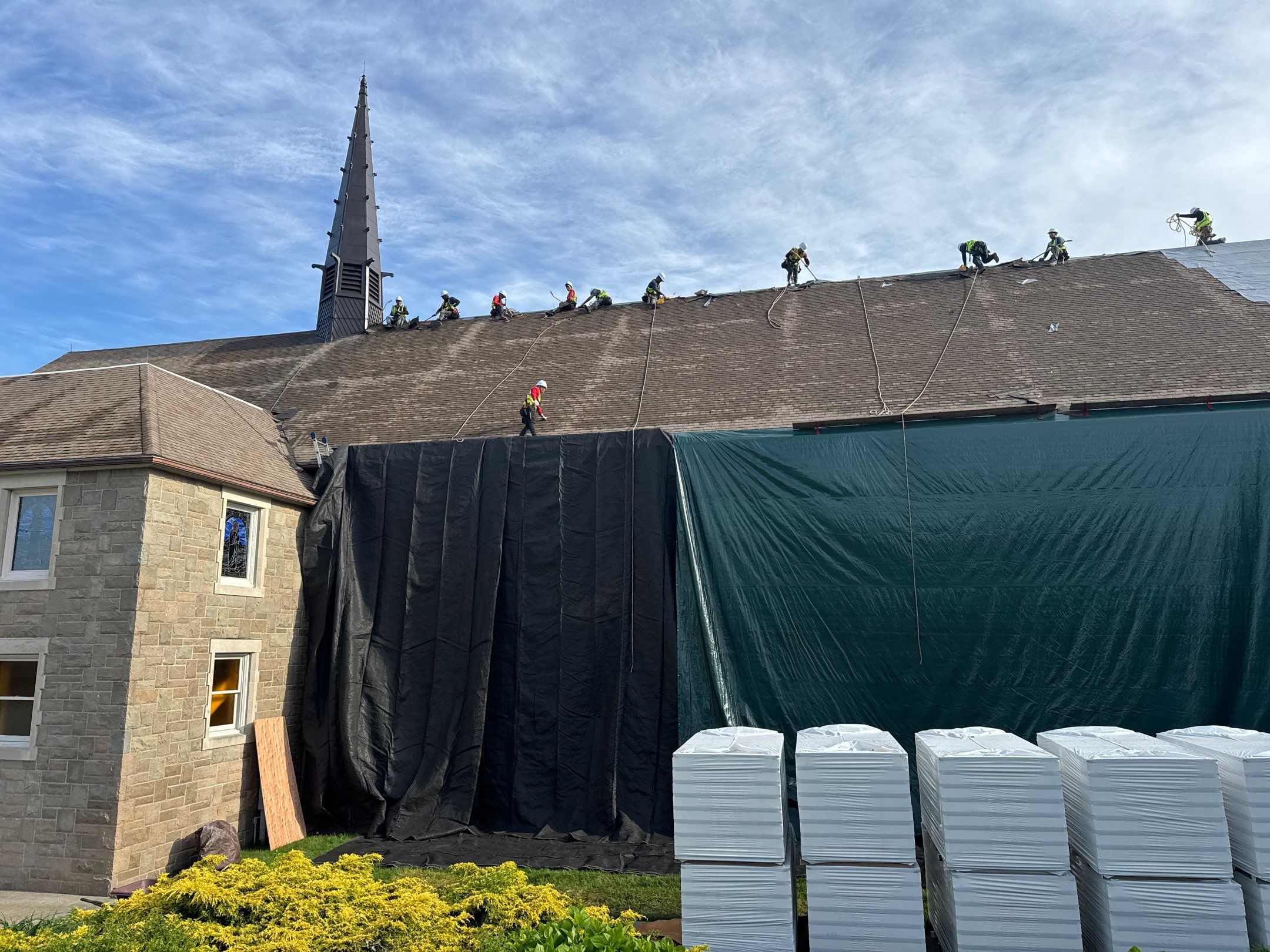 St. Pius Church - Commercial Roof Restoration by Rinaldi Brothers