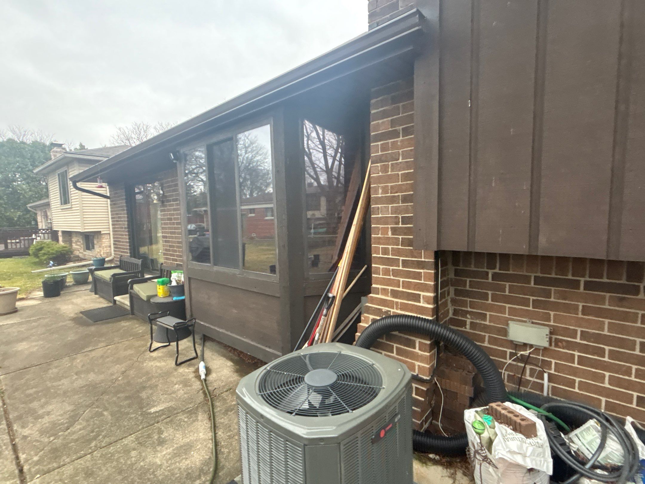 Siding Installation using Ascend 7" Composite Flagship Brown by 180 Contractors