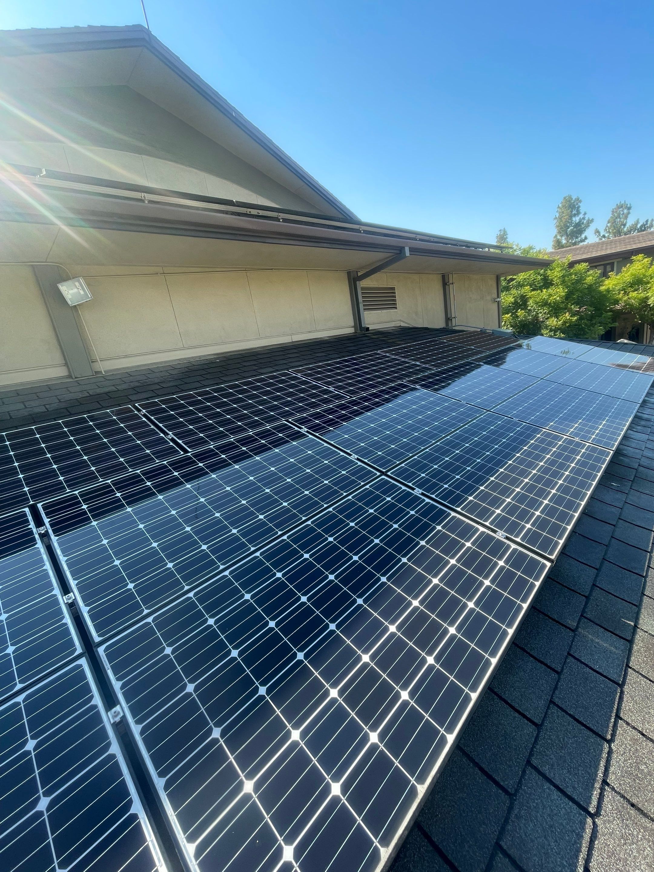 Commercial Solar Panel Cleaning for Chandler School in Pasadena Ca by Palm Coast Solar Cleaning