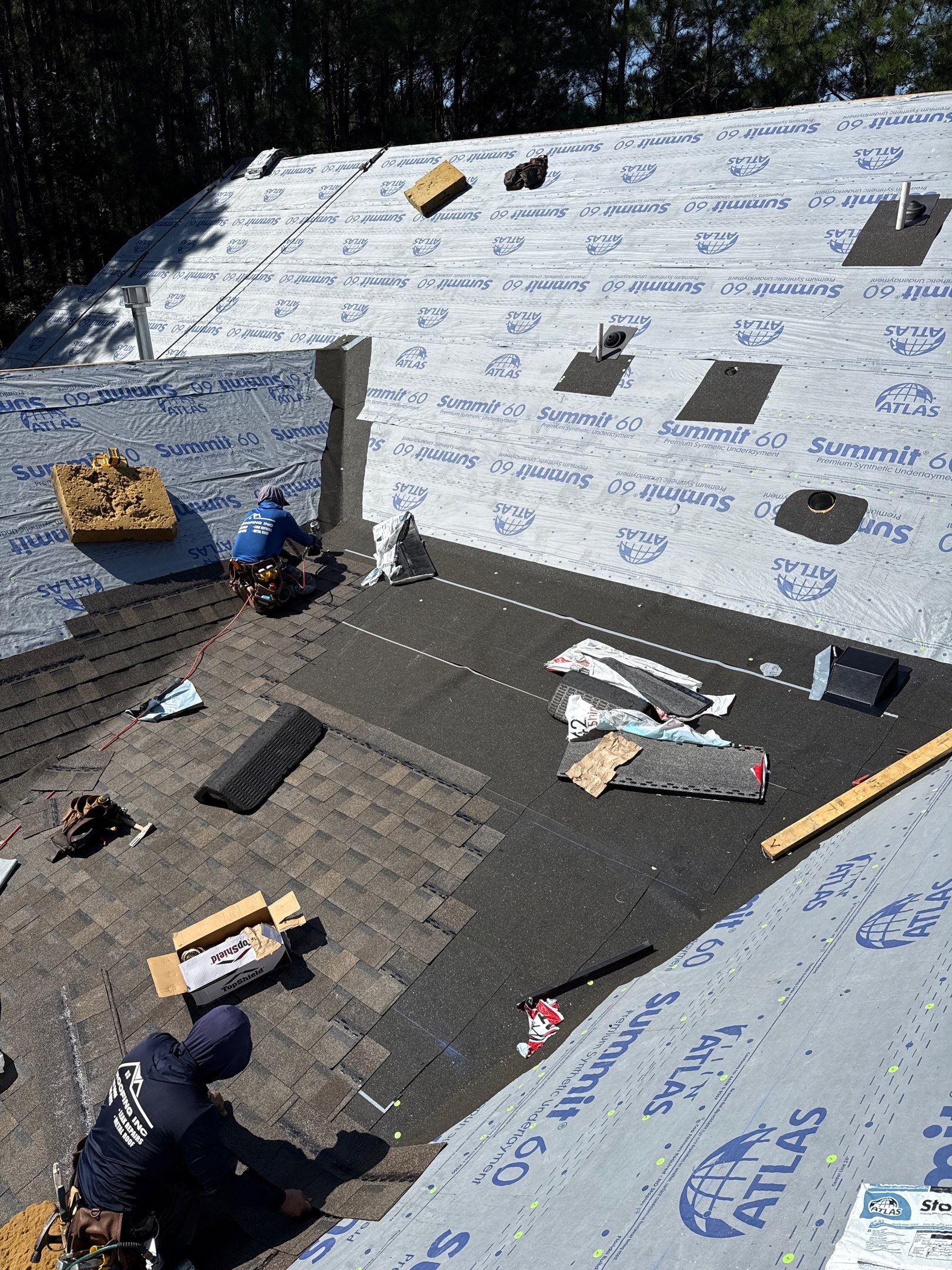 Project in Creedmoor - Atlas StormMaster Shake Weathered Wood by Pro Performance Roofing