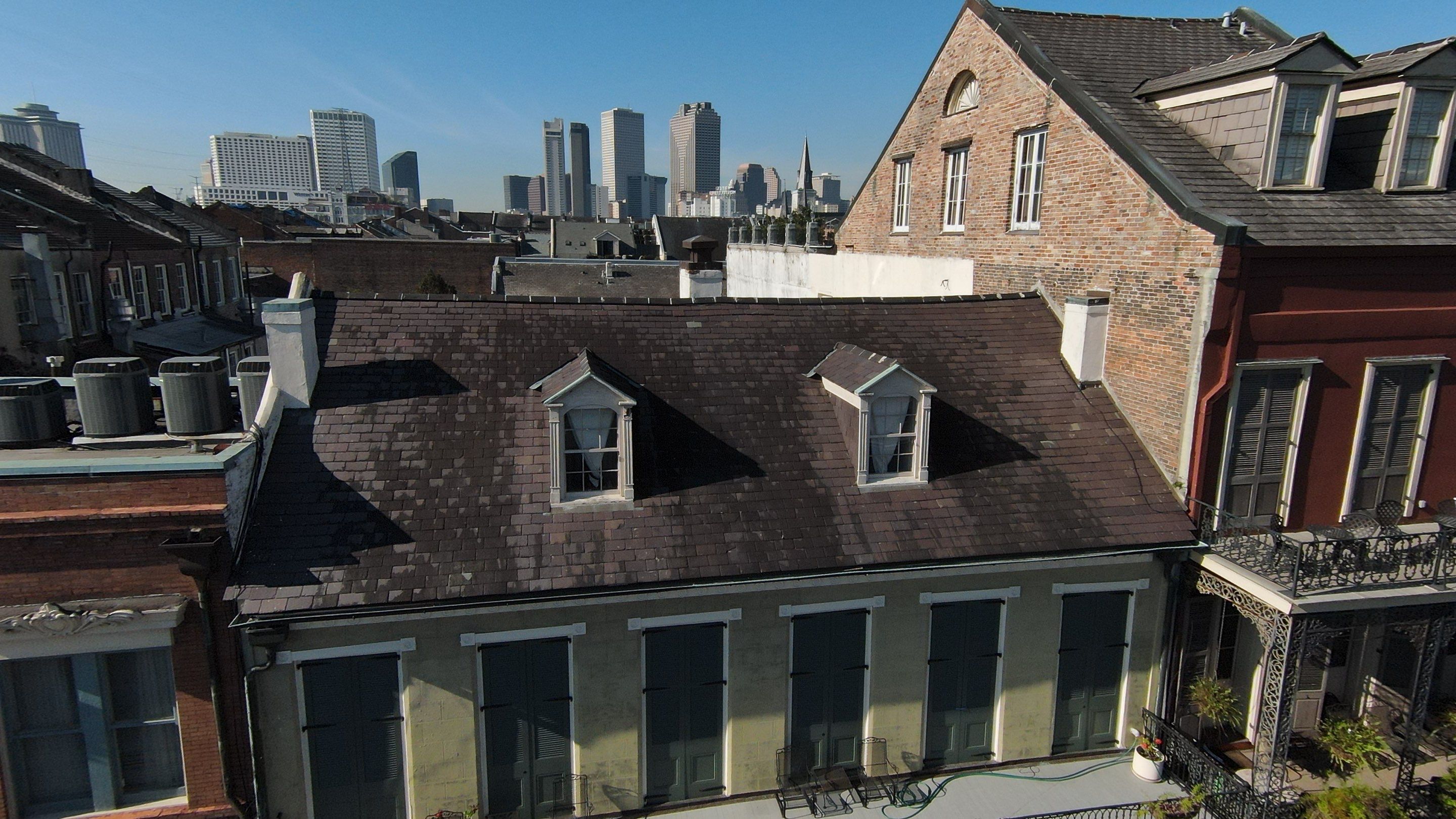 Smith Residence "The Quarter" New Orleans by Elite Roofing & Gutters