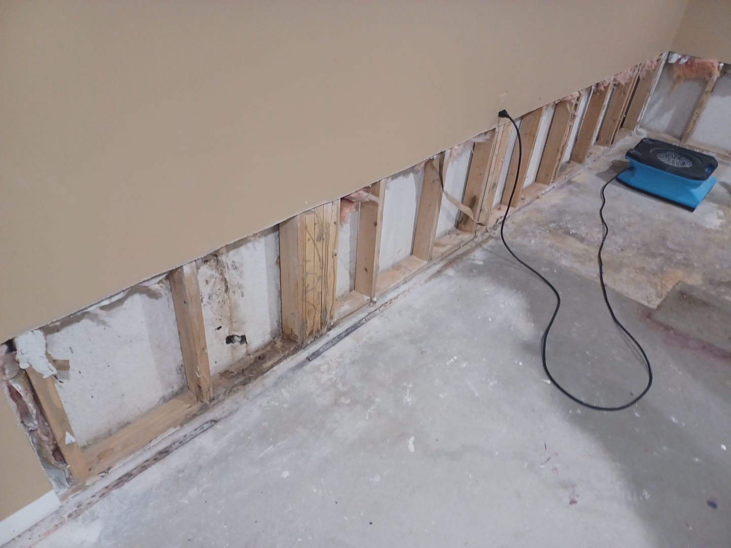 Project in West Bloomfield by EzDry Water Mitigation & Property Restoration