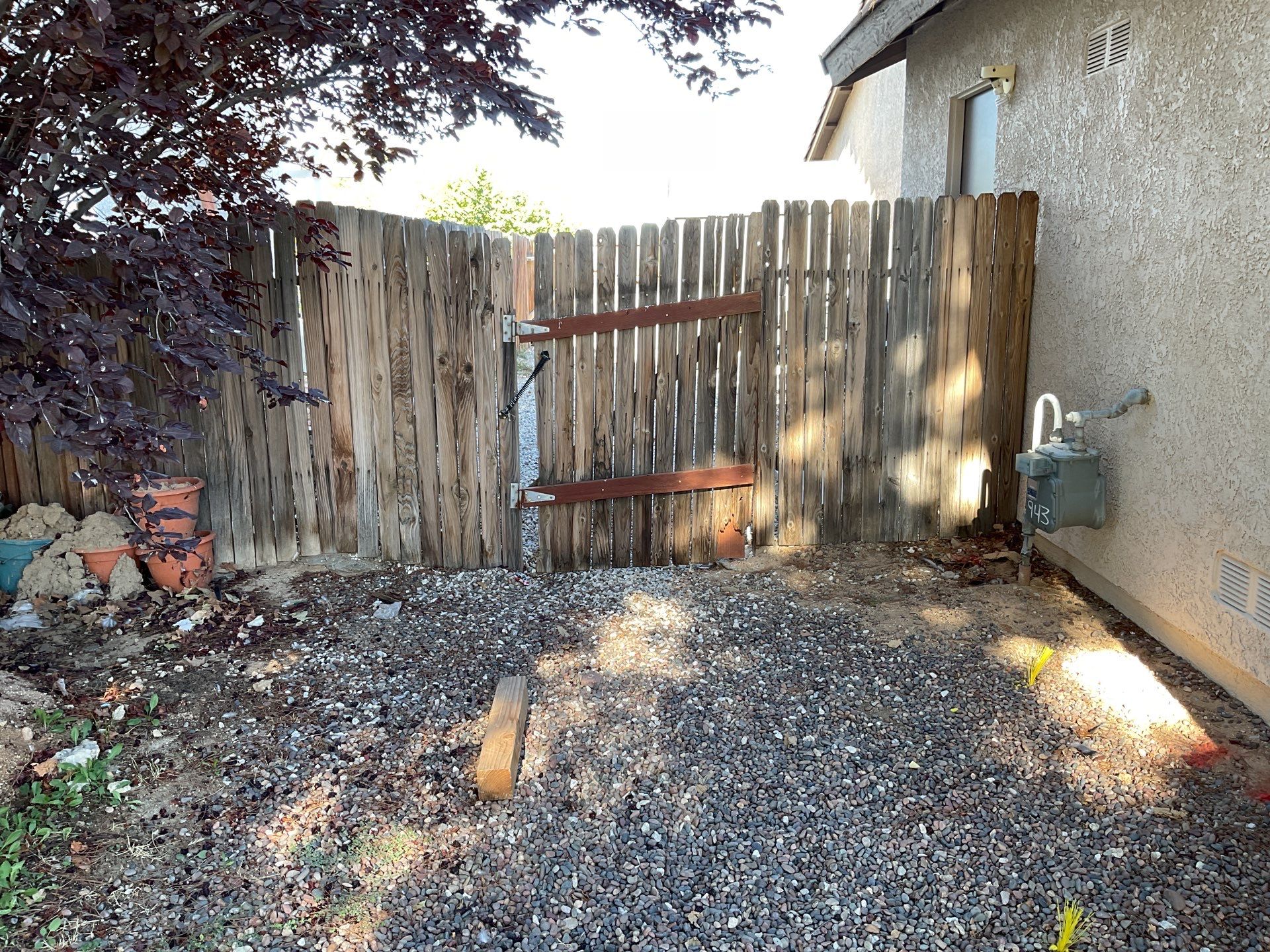 Lattice Vinyl with Privacy Vinyl Fence by Fence Guys Inc.