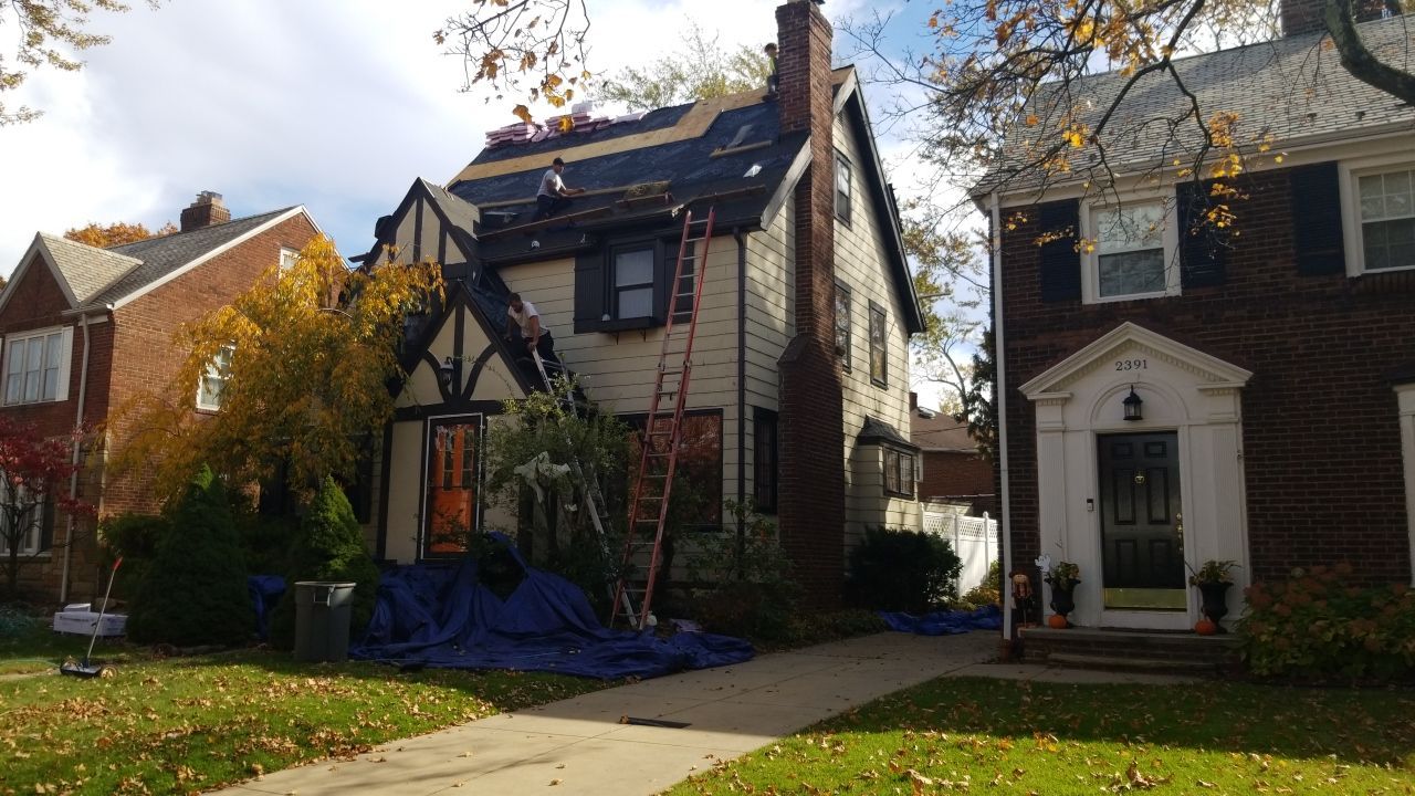 Residential Roofing Installation using owens corning duration, Harbor Blue by Absolute Roofing and Construction