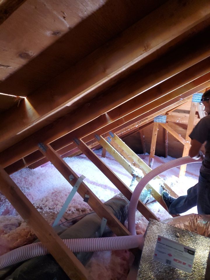 Attic Insulation, Dry-rot Repair, New Roof, Vulcan Vents, and LeafGuard Gutters on this beautiful home by Byers Enterprises 