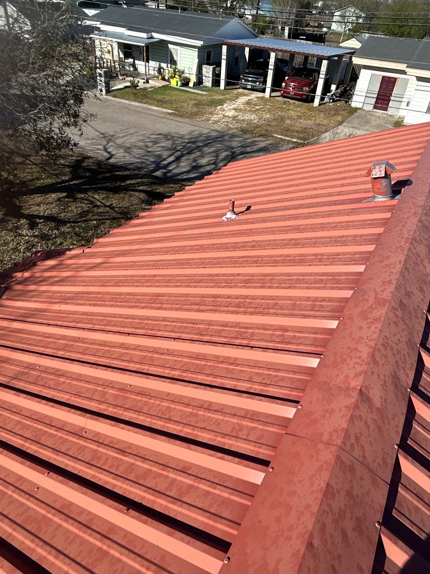 Metal roof makeover - Project in Taft, TX by Frontline Contracting Llc - DBA Frontline Roofing - DBA Frontline Home Solutions