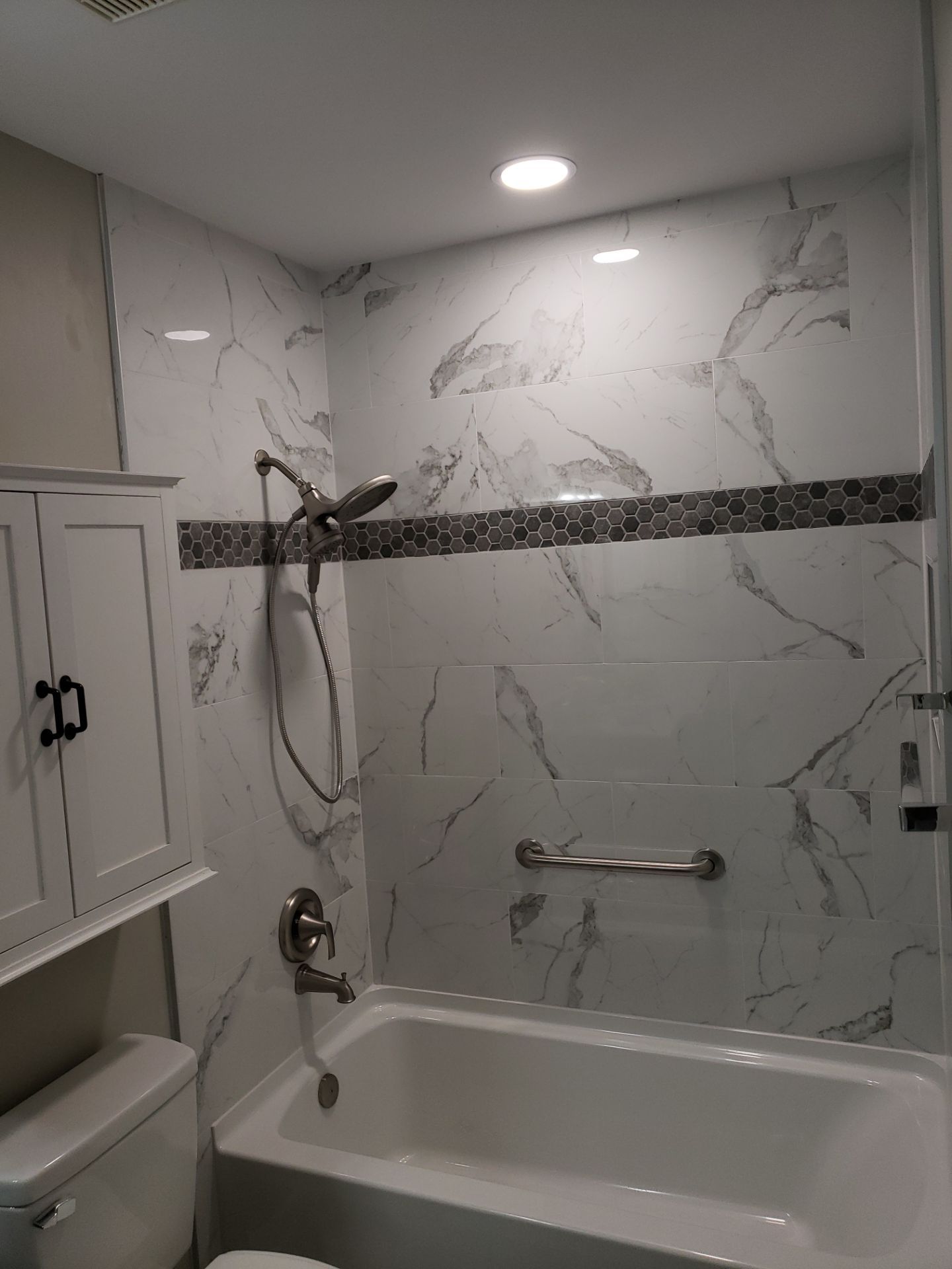 Bathroom Upgrade for a Repeat Customer! 🚿✨ by A Step Above Handy LLC