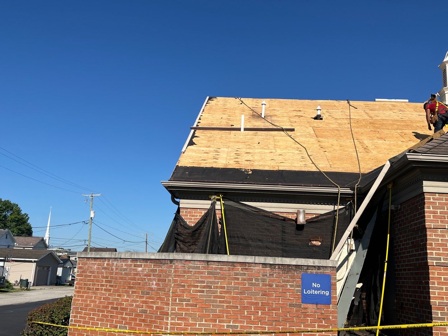 Commercial Roofing Installation using Performance Shingles by Mr. Roofer