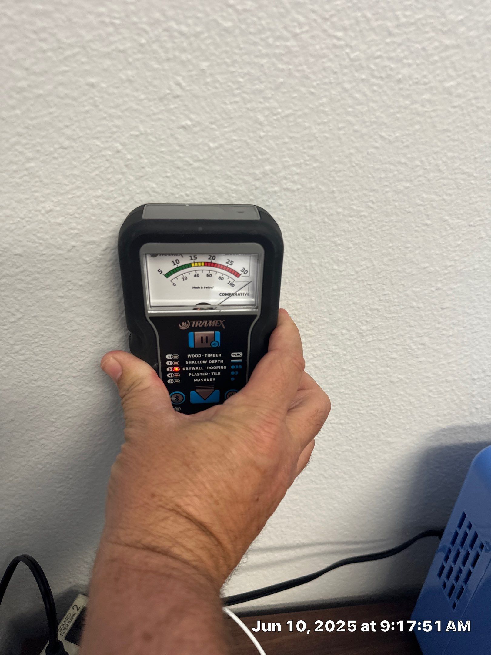 Mold testing in a commercial building by Building performance Solutions LLC
