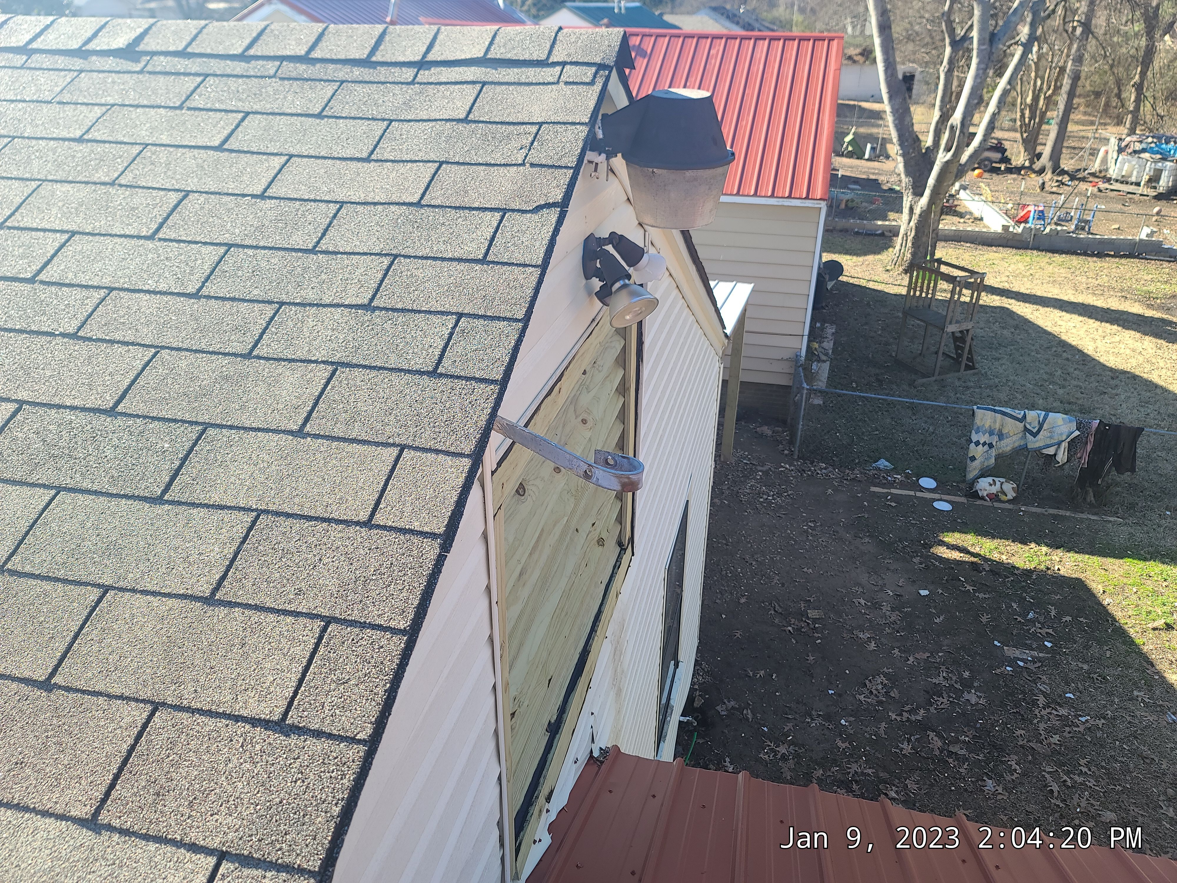 Residential Roofing Installation using 29 gauge metal by Hostetler Roofing